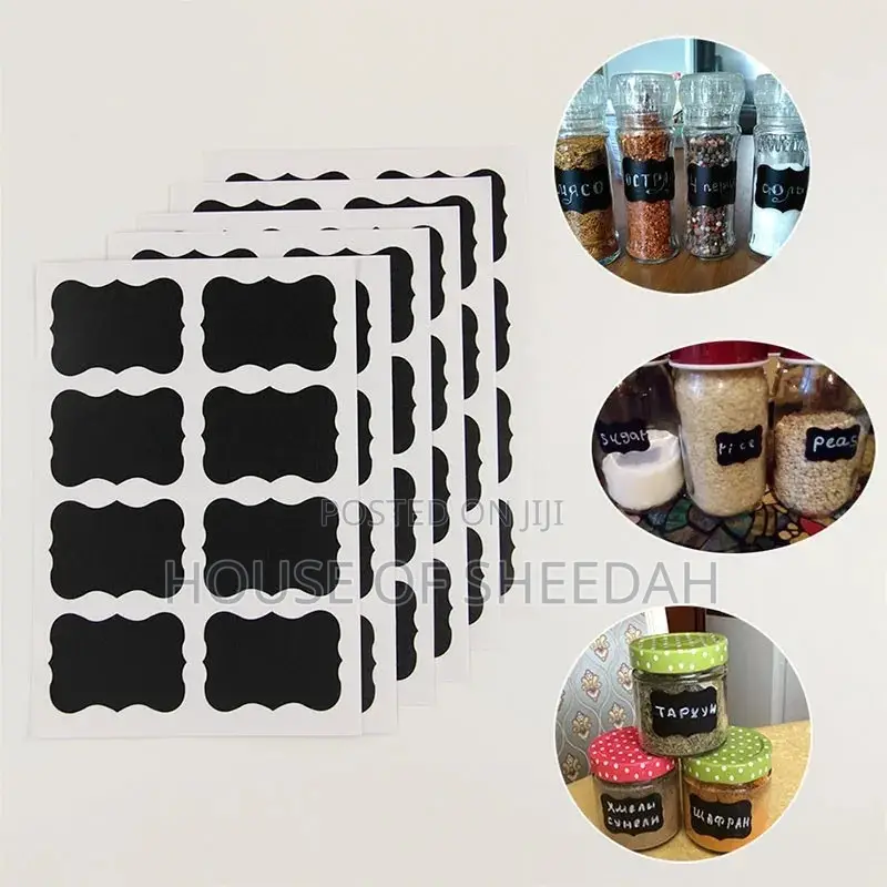 40pcs Eraseable Sheets Labelling Sticker With Pen
