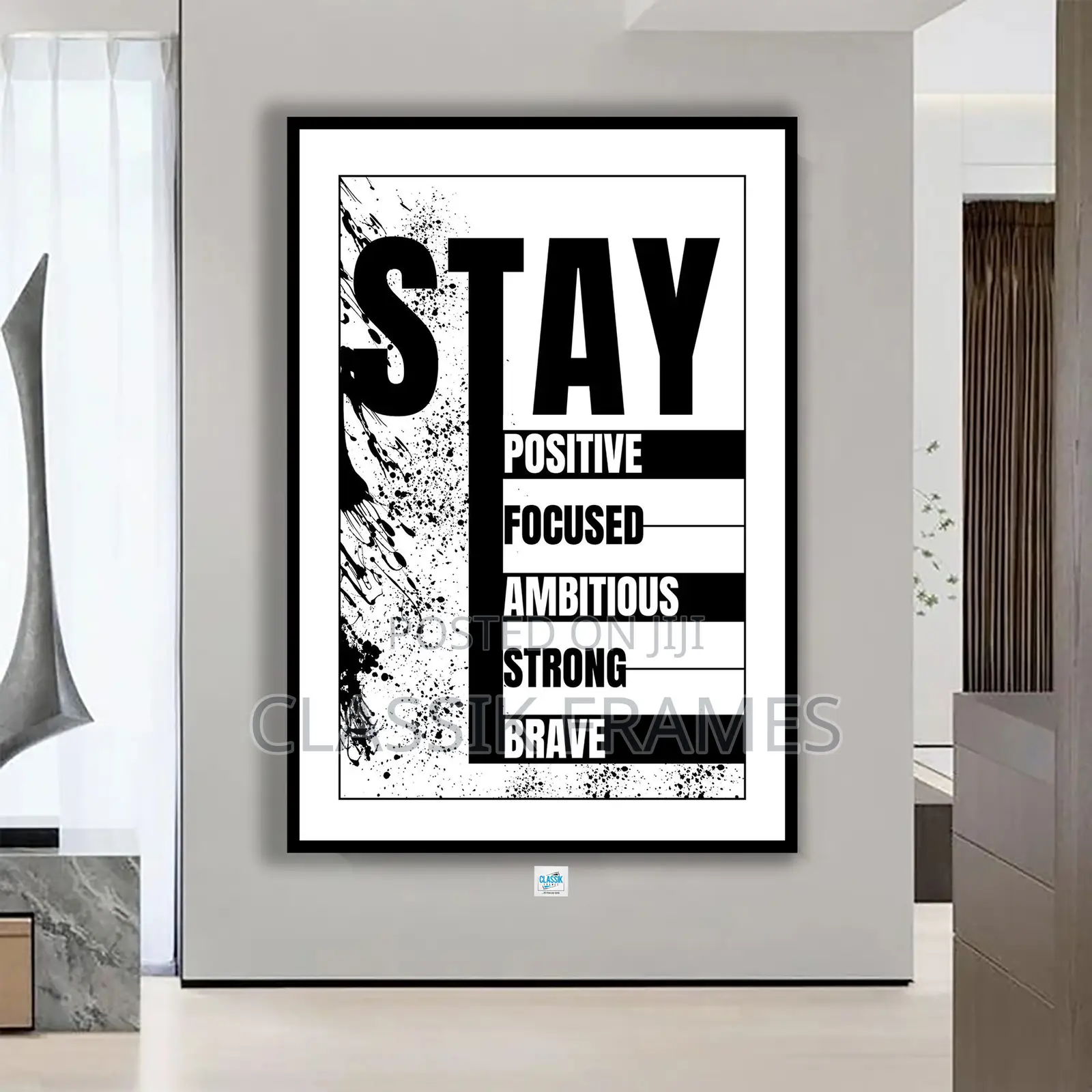 Hd Framed Quotes Digi Painting Wall Art