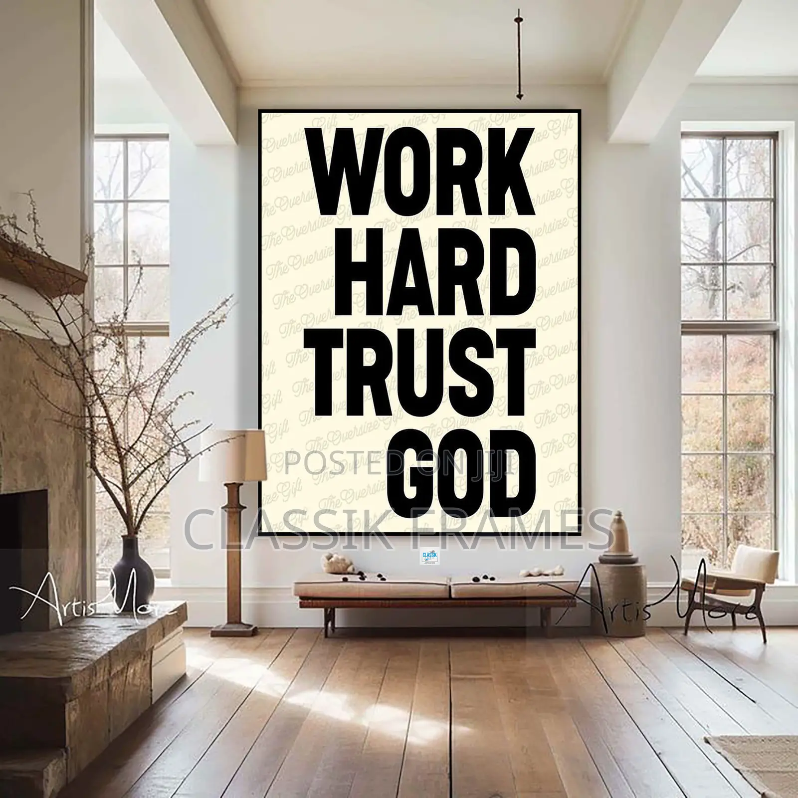 Hd Framed Digi Motivational Quote Wall Art