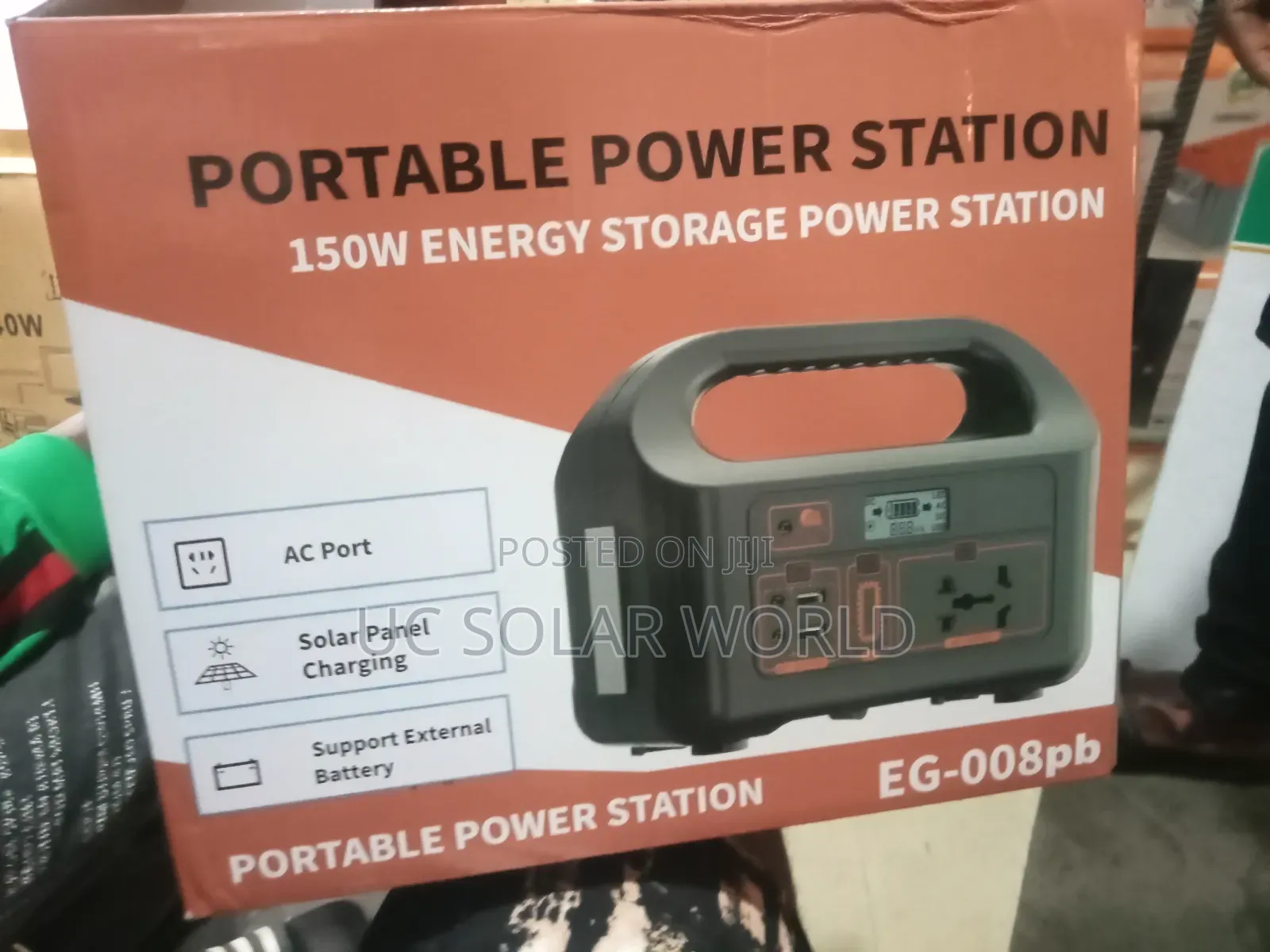 150w Portable Power Station Solar Generator