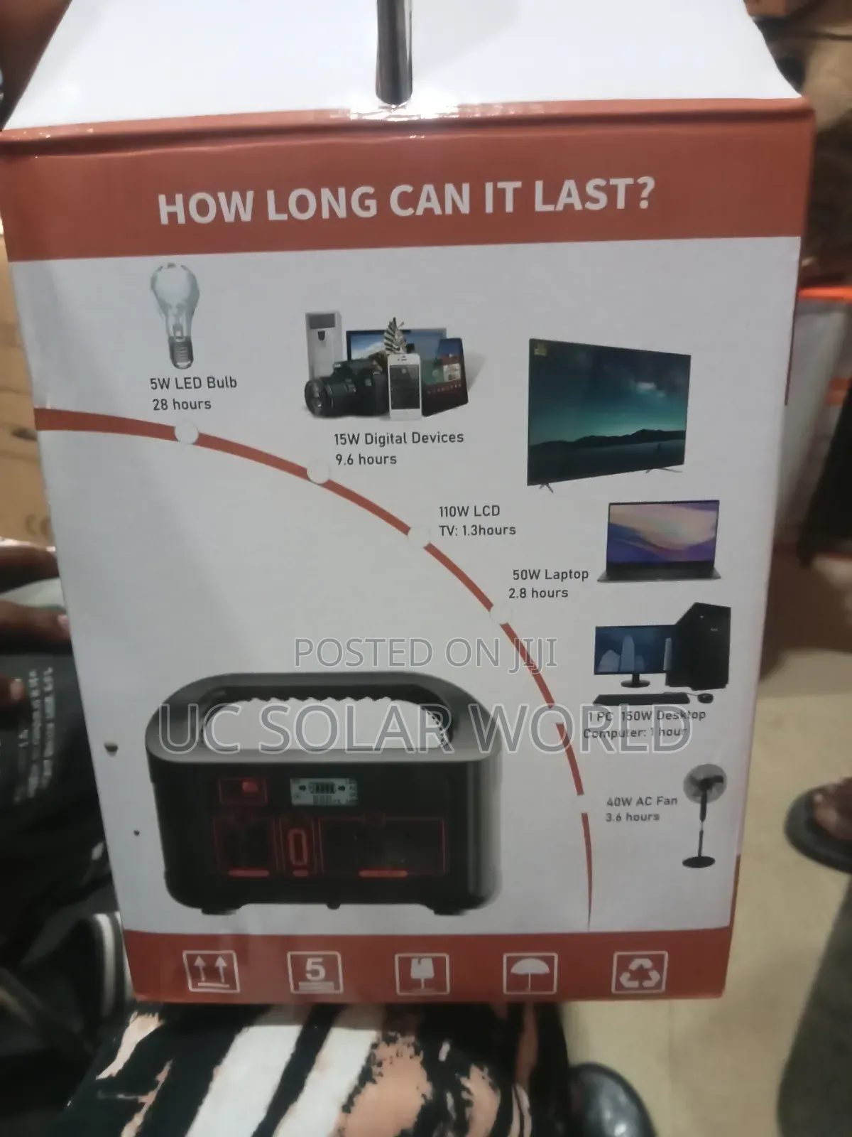 150w Portable Power Station Solar Generator