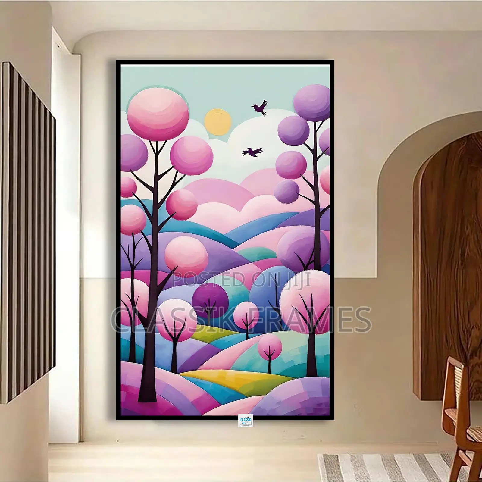 Hd Canvas Framed Abstract Digi Painting Wall Art