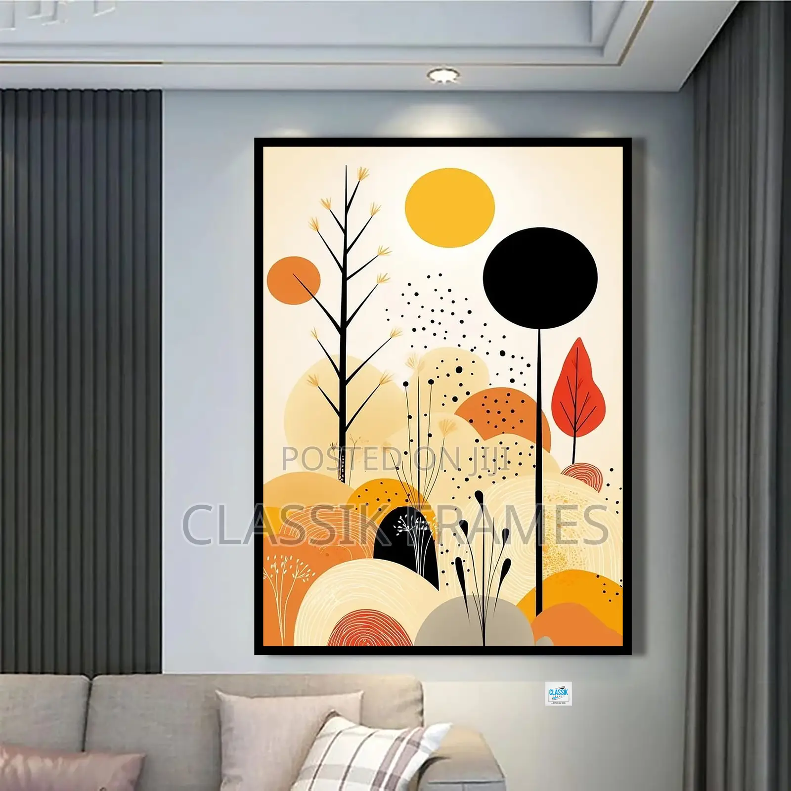 Hd Canvas Framed Abstract Digi Painting Wall Art