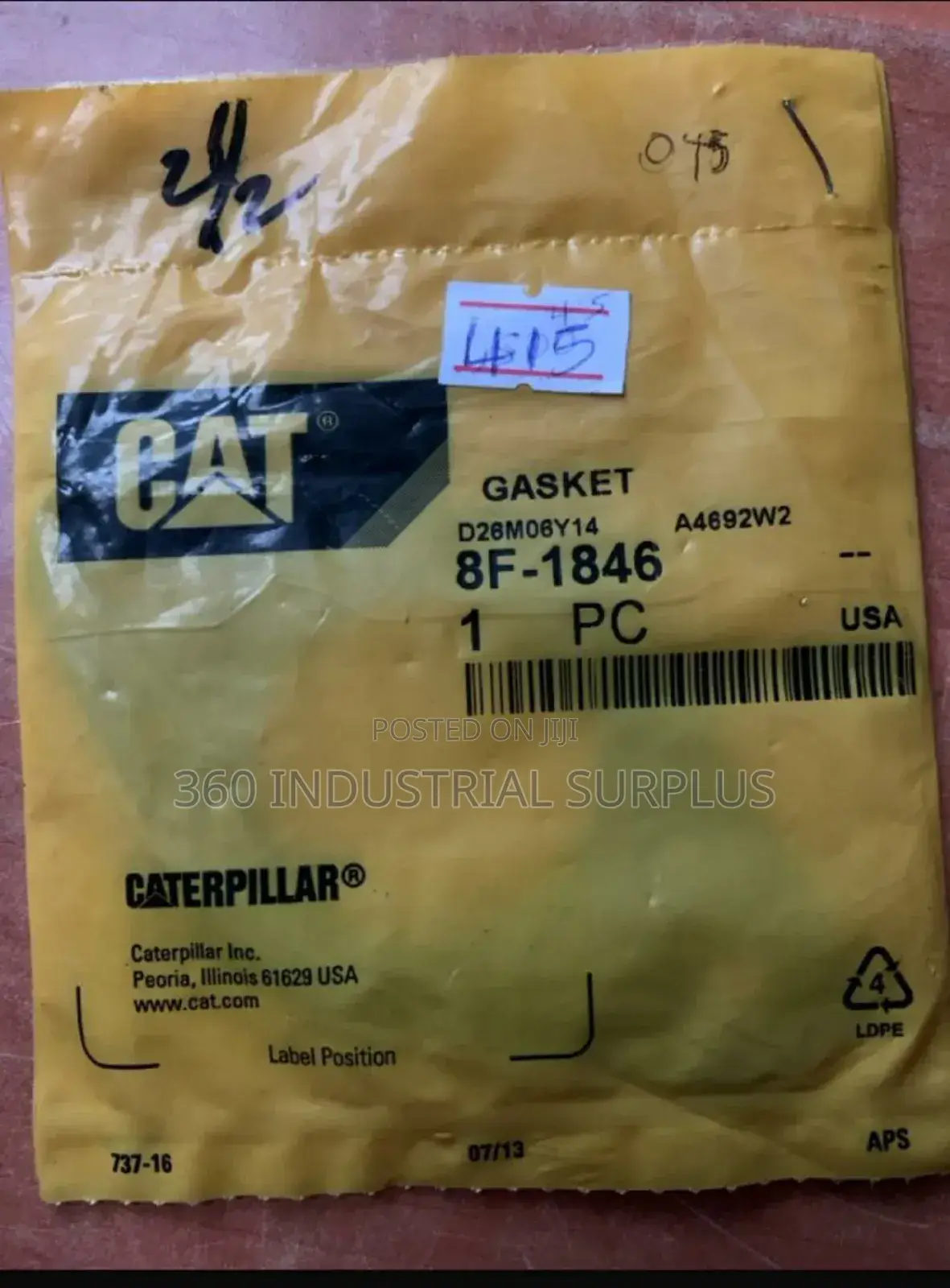Caterpillar Gasket 8f-1846