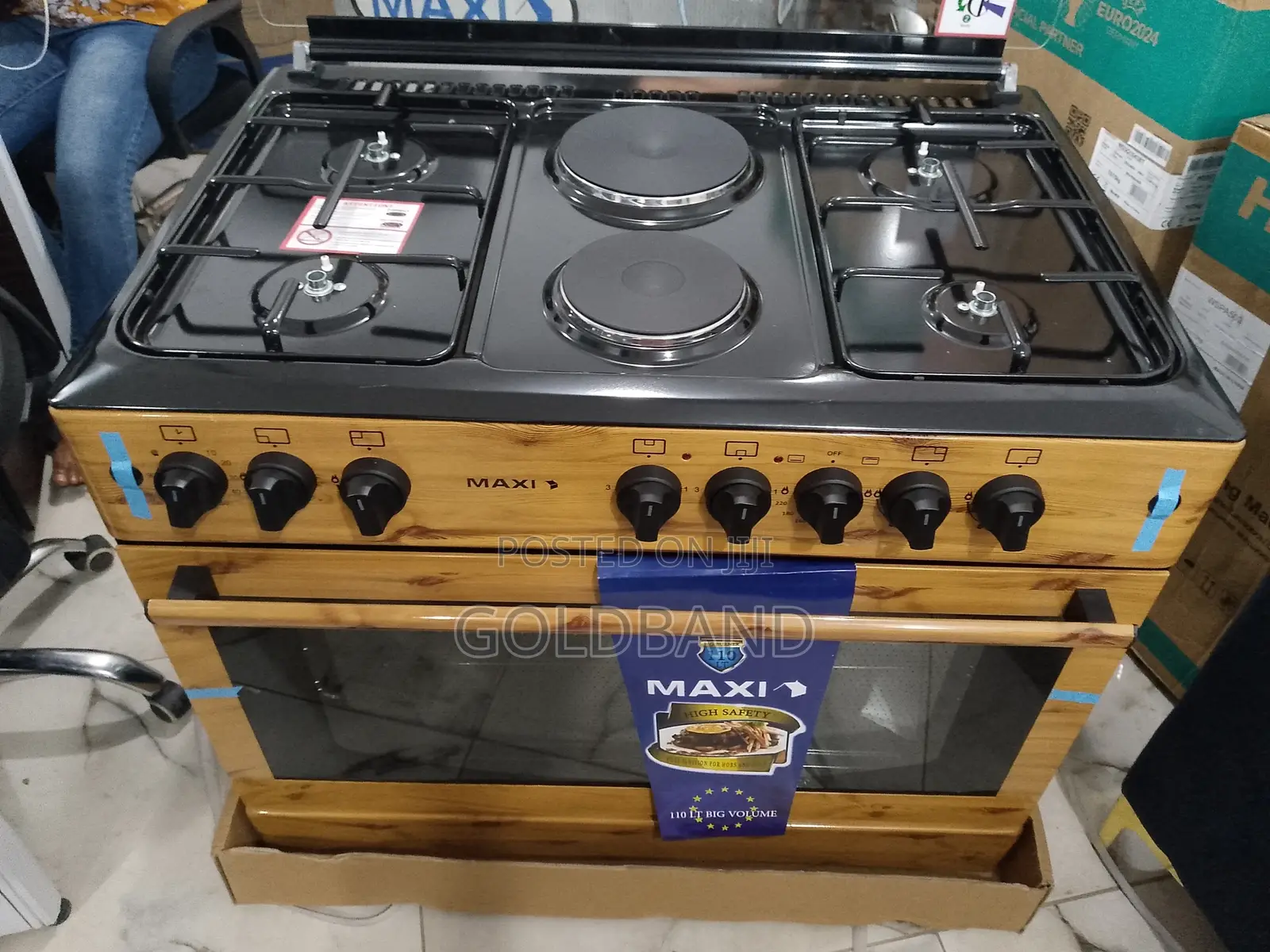 Maxi 60*90 (4+2) Maintenance Free Wood Gas Cooker