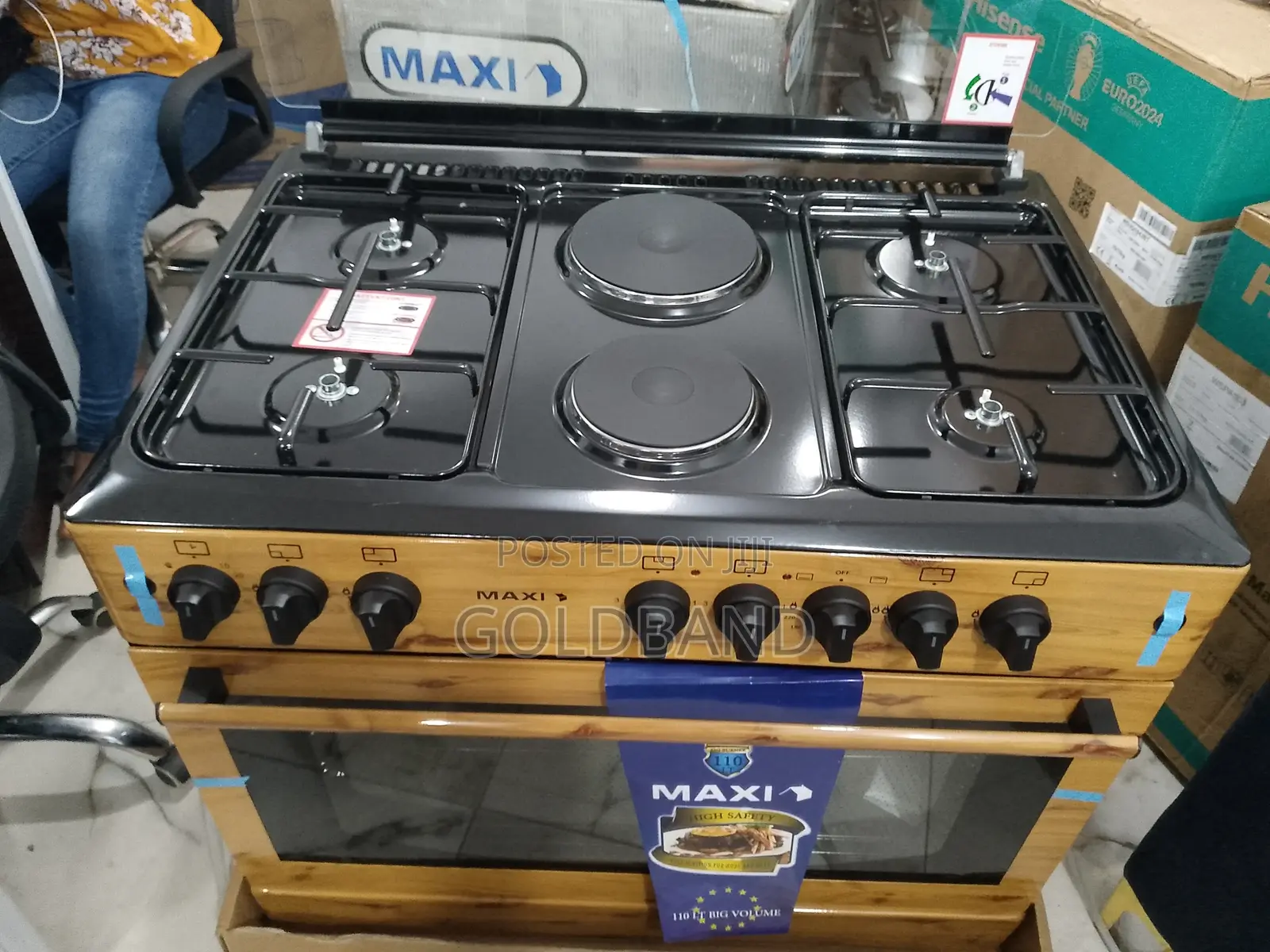Maxi 60*90 (4+2) Wood Gas Cooker (Energy Saving)