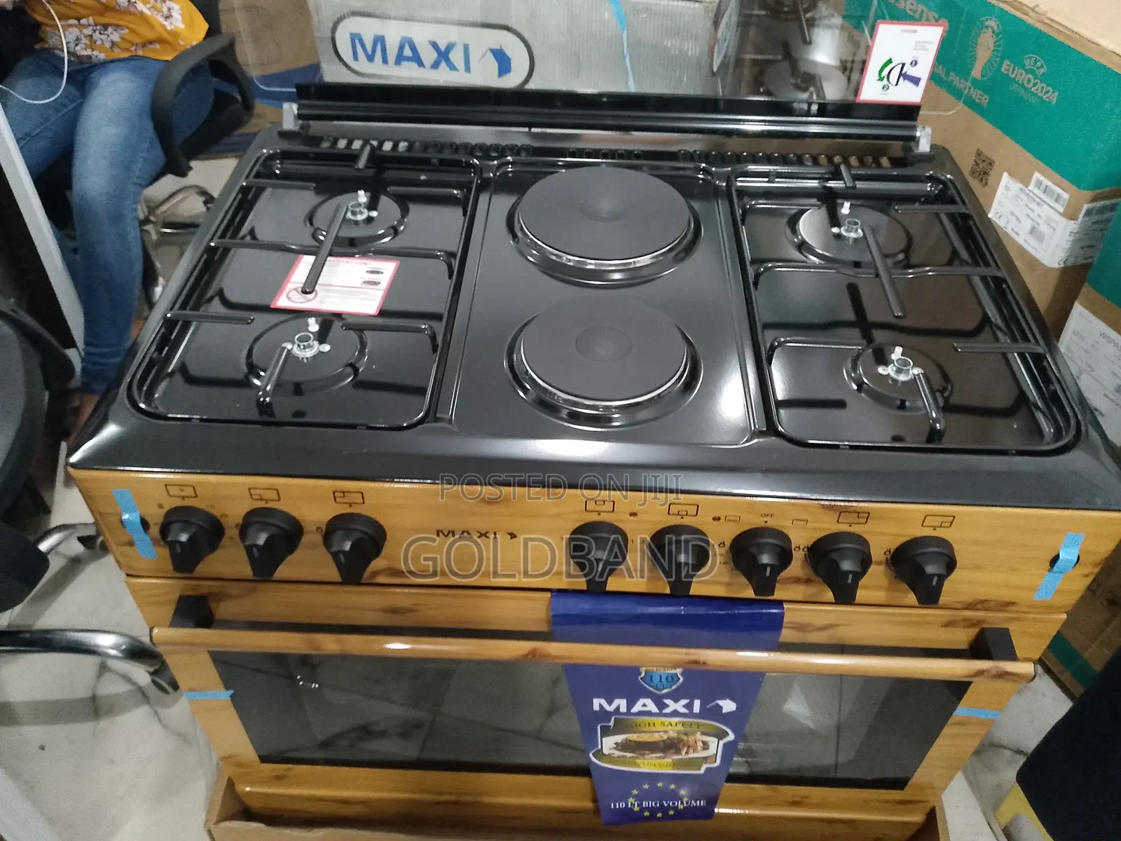Maxi 60*90 (4+2) Wood Gas Cooker (Energy Efficient)