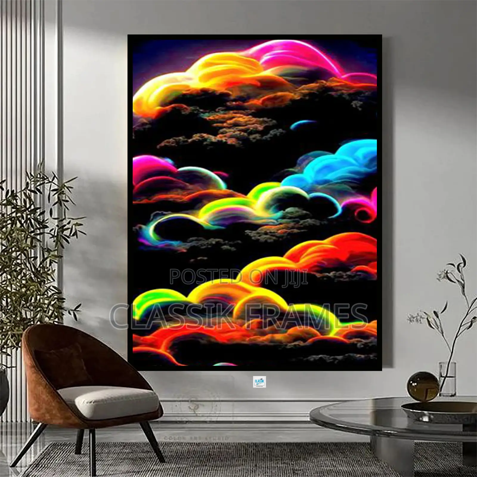 Duwell Abstract Multiple Colour Painting Wall Art