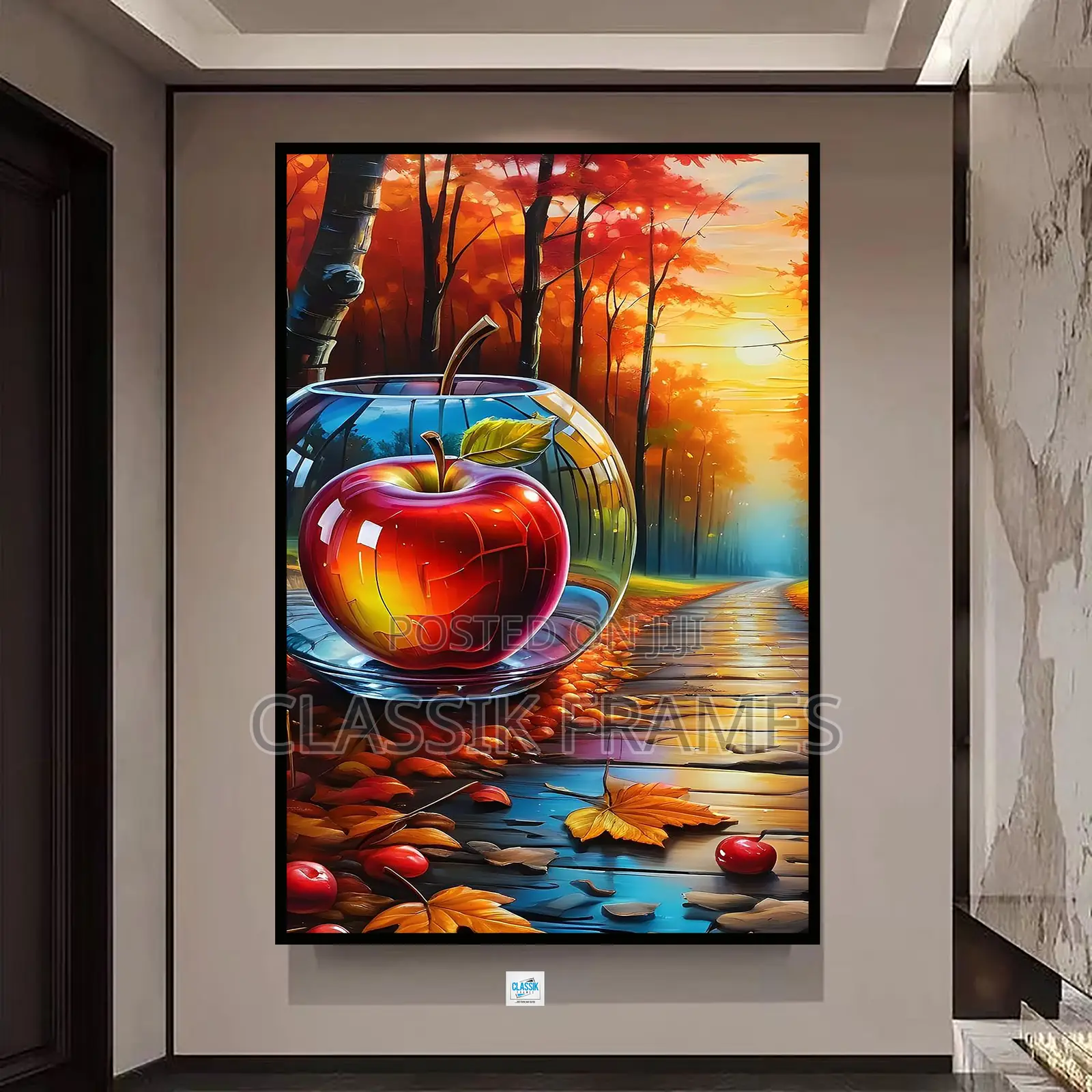 Duwell Abstract Multiple Colour Painting Wall Art