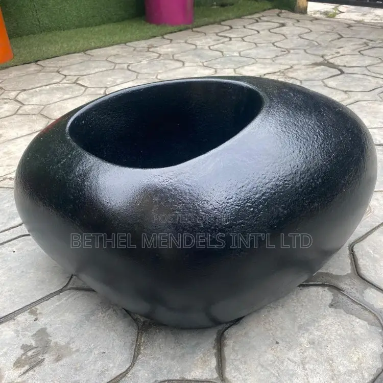 Pebble Pot Fiberglass Flower Pot/Planter | Height:25cm
