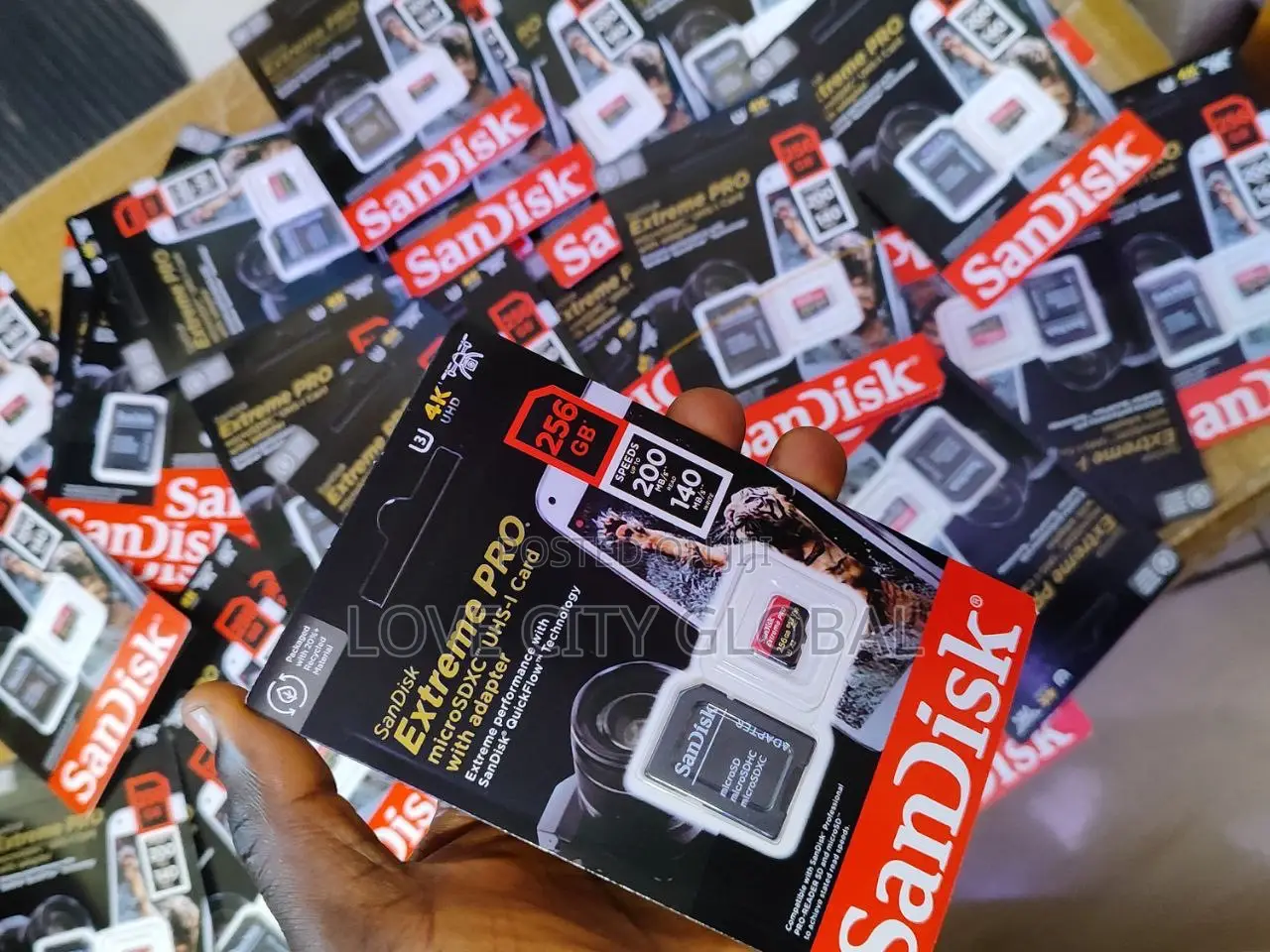 Sandisk Extreme Pro 256GB 200mbps SDXC UHS Micro Memory Card