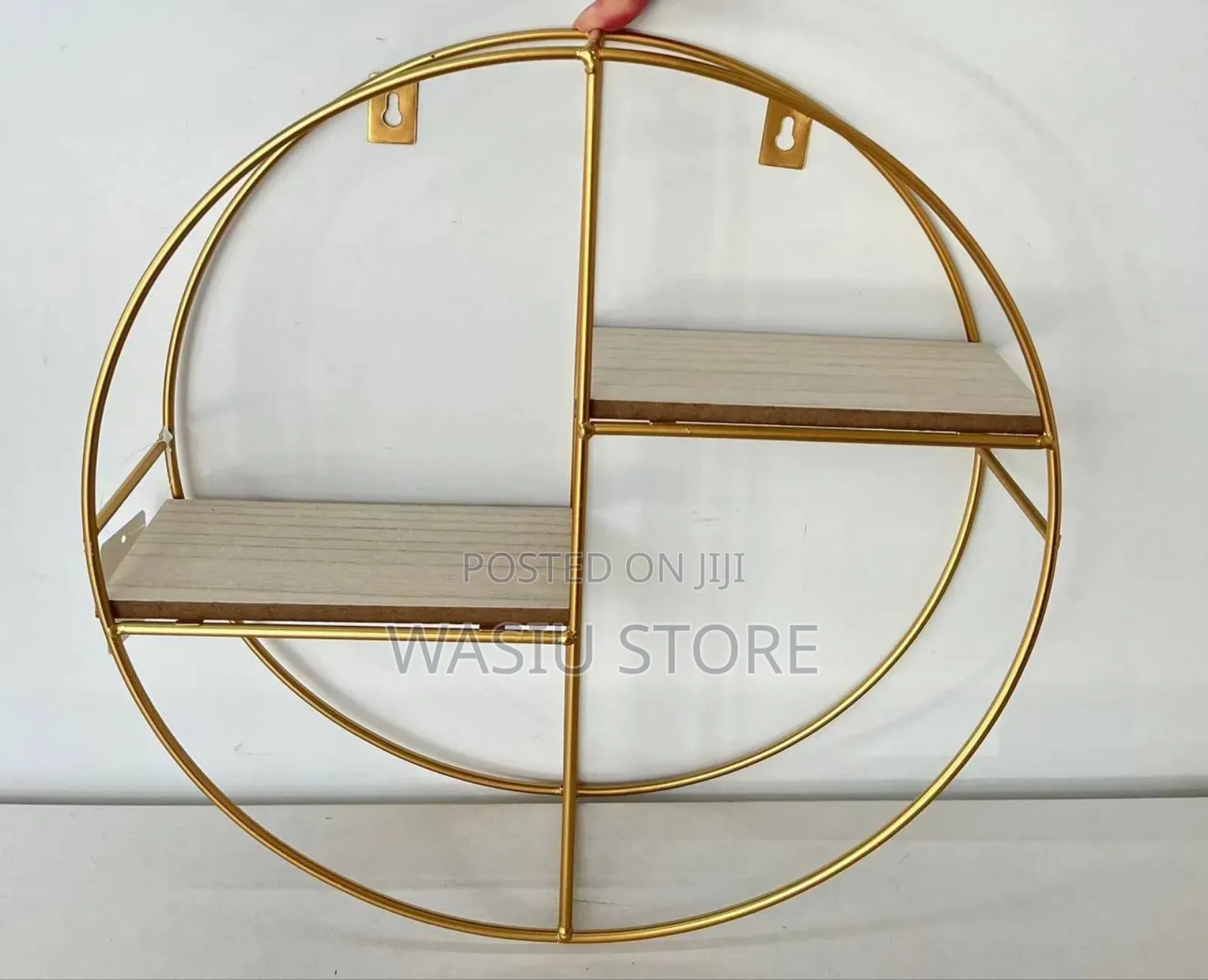 Round Nordic Style Iron Wall Shelf