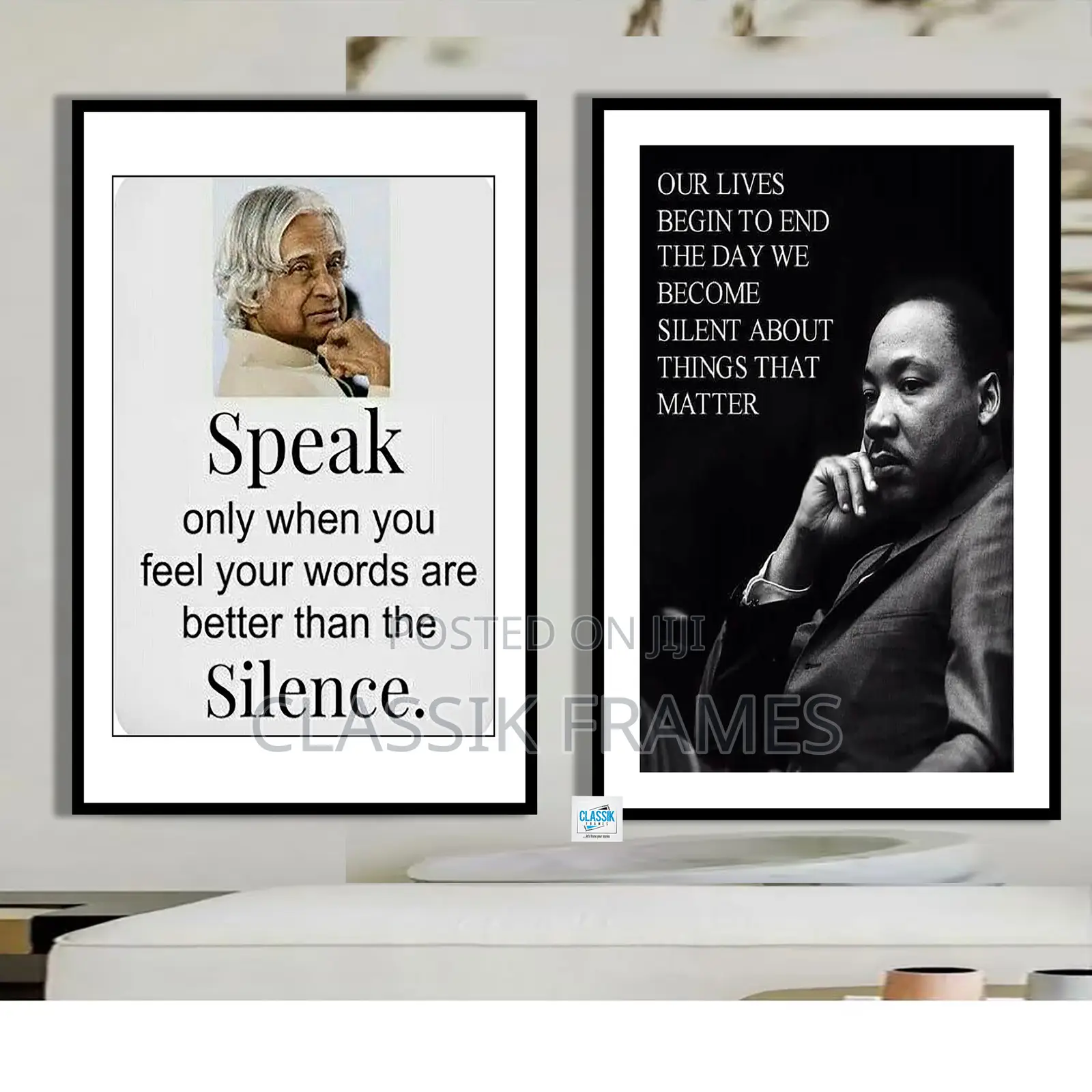 Hd Framed Quotes Digi Painting Wall Art