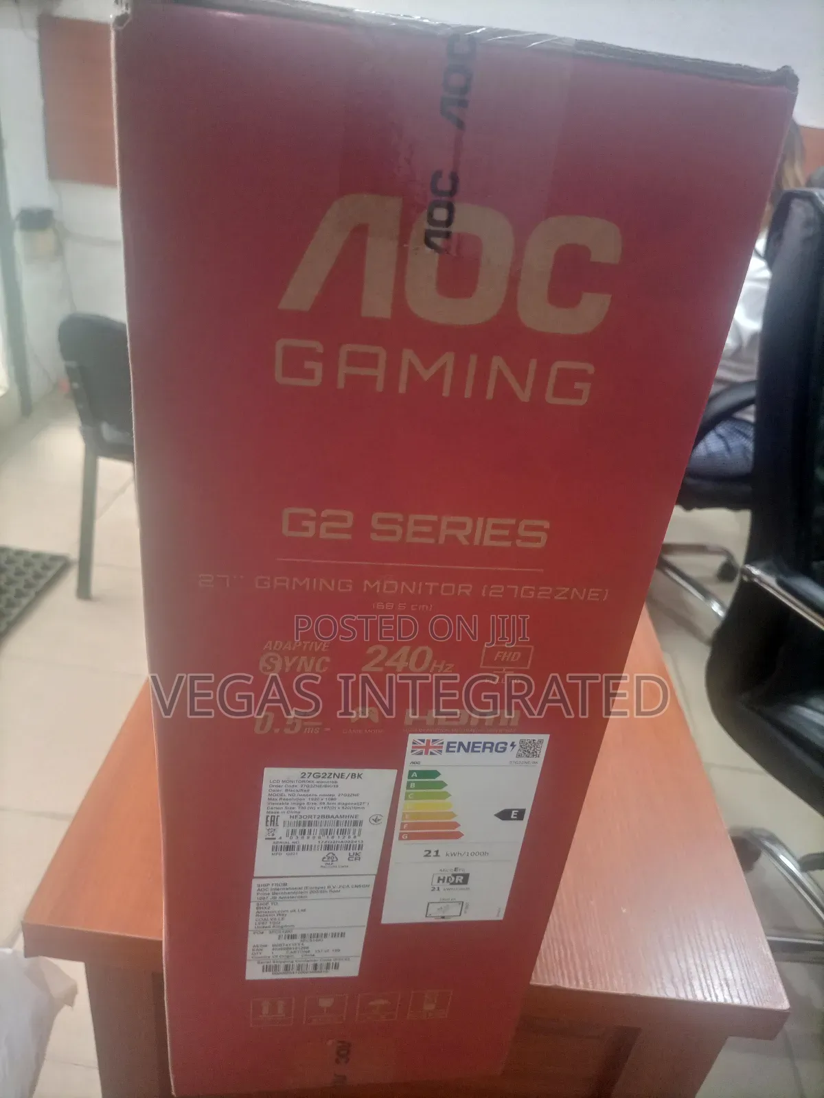 AOC Gaming 27g2zne- 27 Inch FHD, 240hz, 1ms, Gaming Monitor