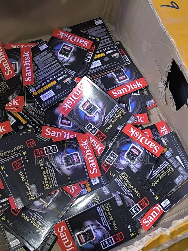 Sandisk 128gb Extreme Pro Uhs-Ii Fast Speed Sd Card