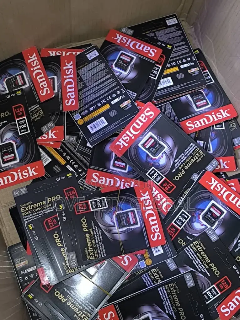 Sandisk 128gb Extreme Pro Uhs-Ii Fast Speed Sd Card