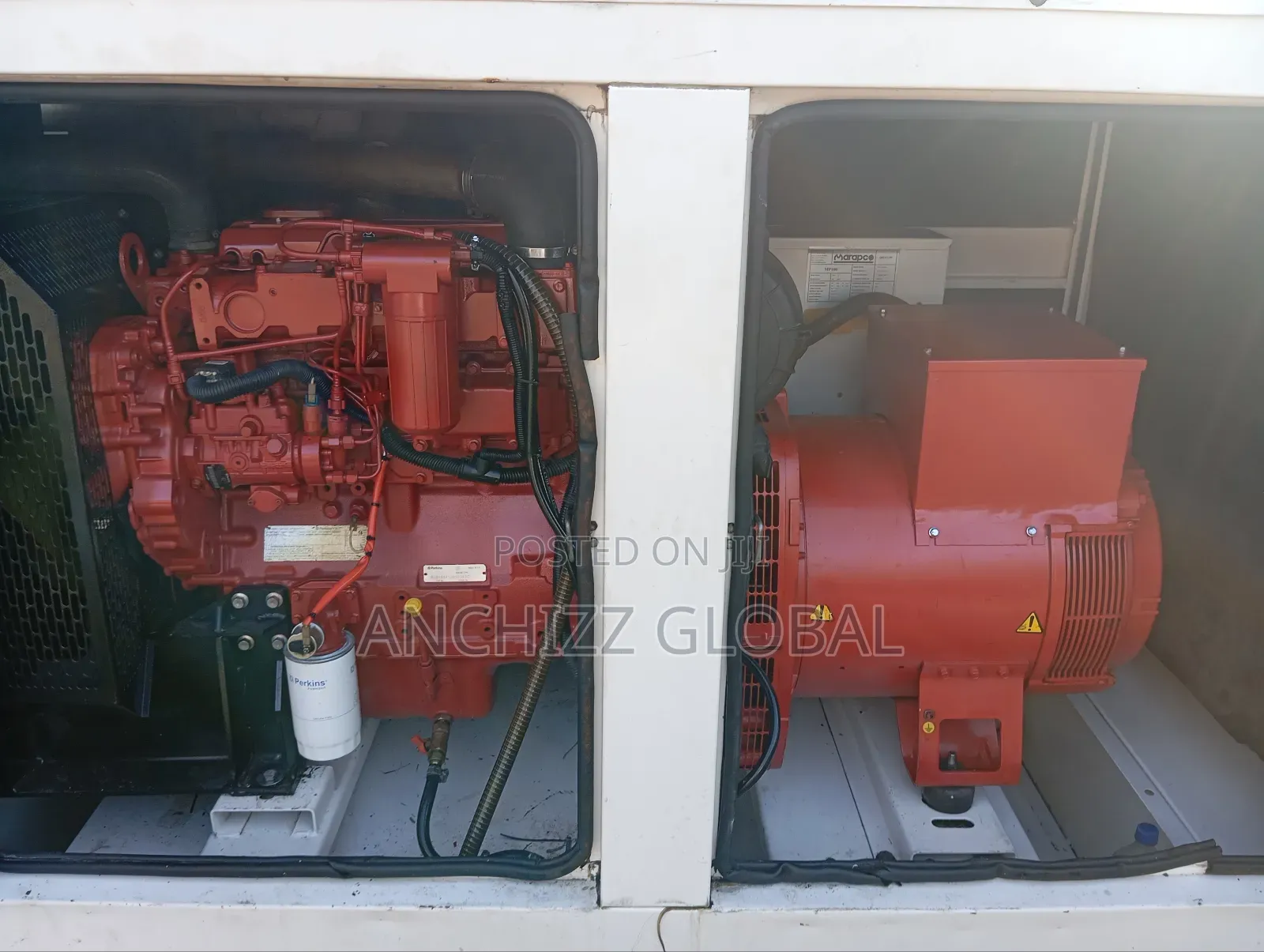 Marapco U.K Perkins 110kva Soundproof Diesel Generator