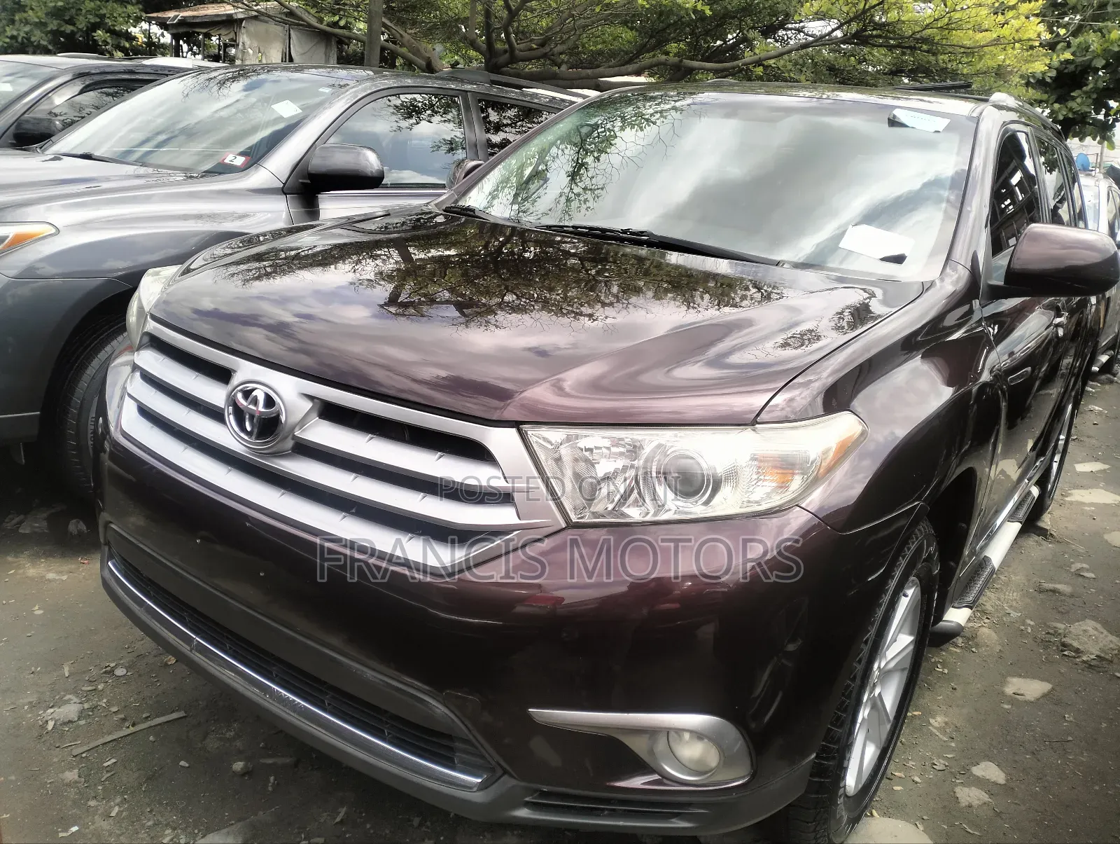 Toyota Highlander 3.5L 4WD 2013 Burgundy