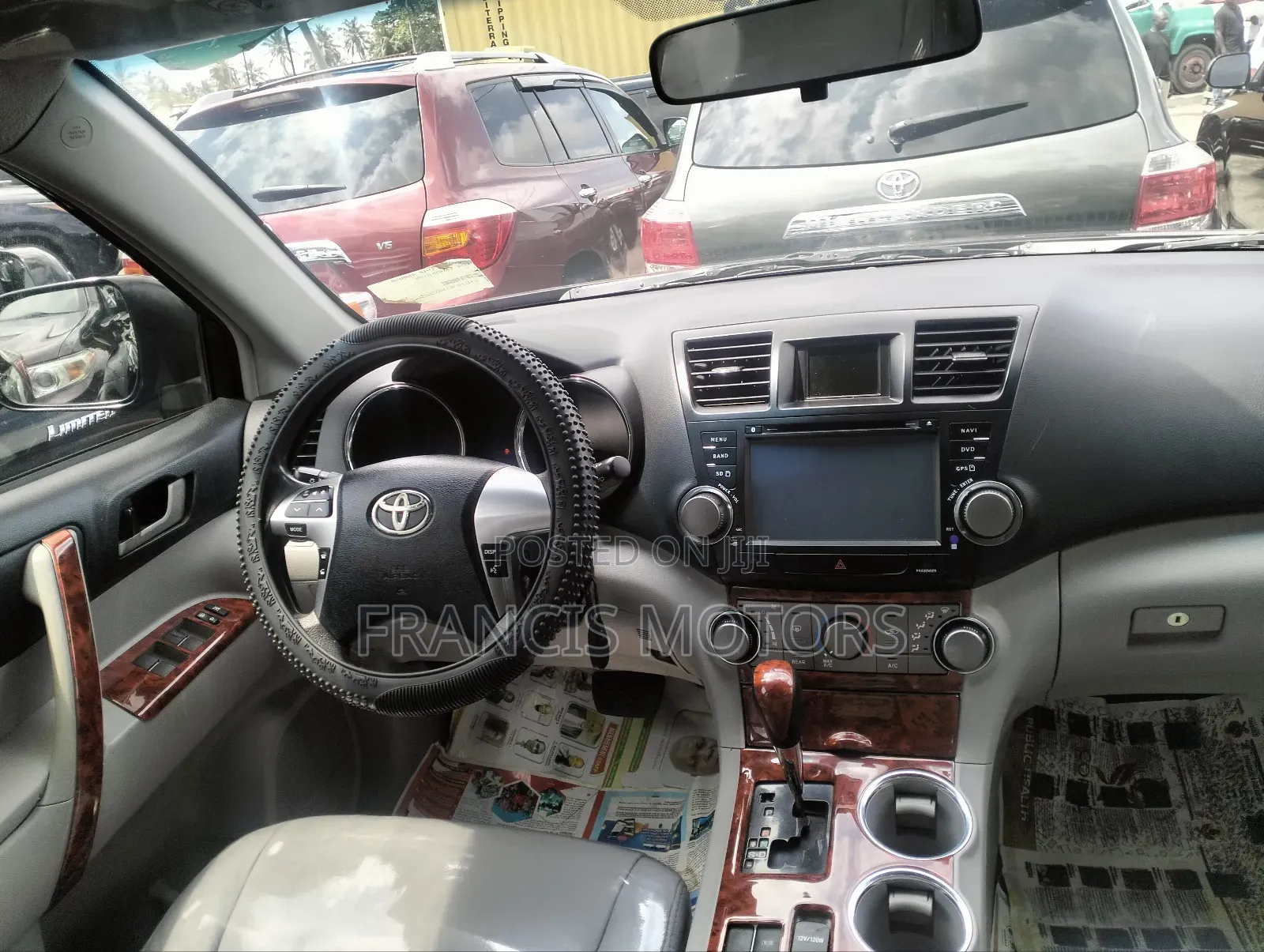 Toyota Highlander 3.5L 4WD 2013 Burgundy