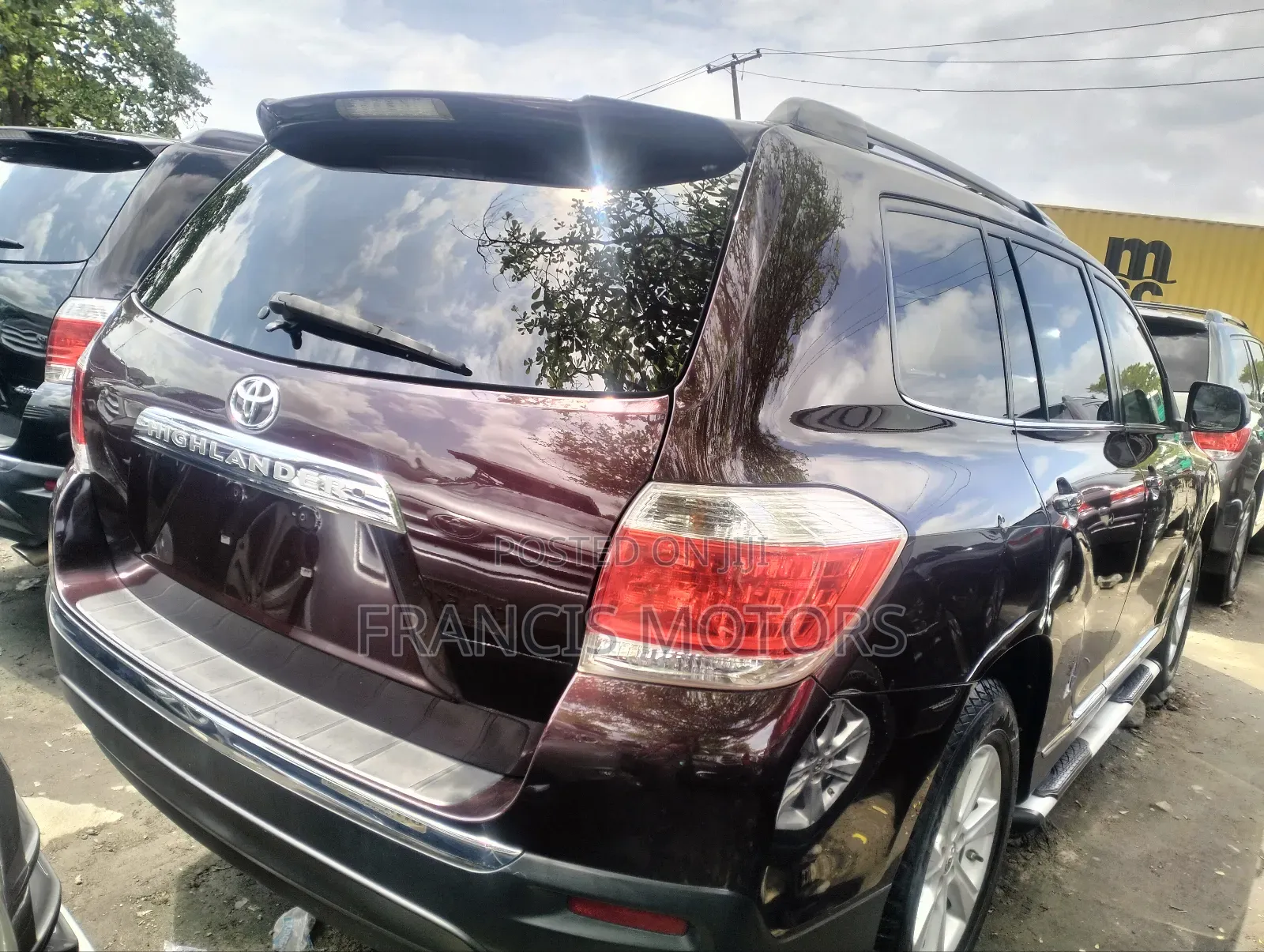 Toyota Highlander 3.5L 4WD 2013 Burgundy