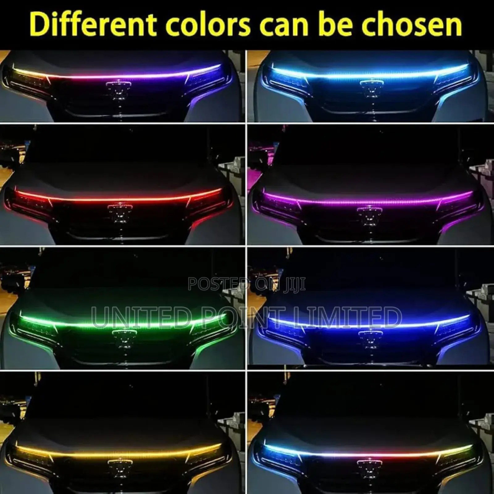 Car Universal Bonnet Strip Light