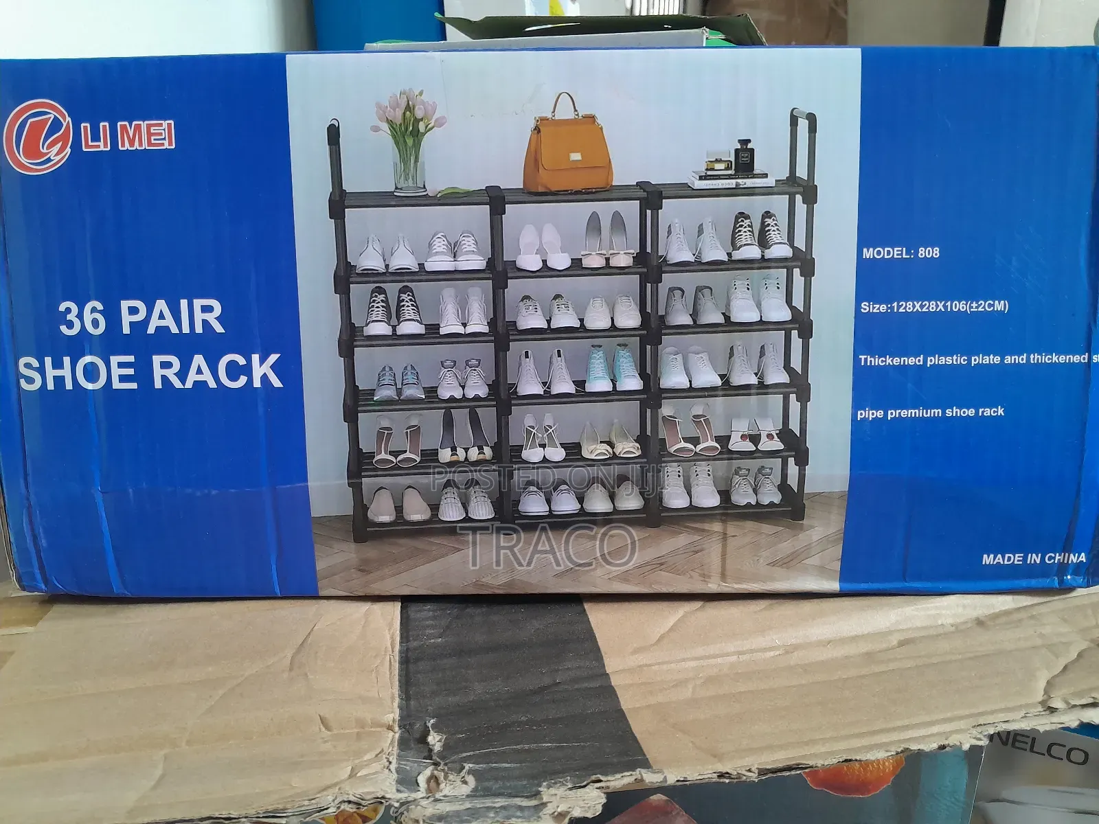 6layer 3 Rolls Shoe Rack