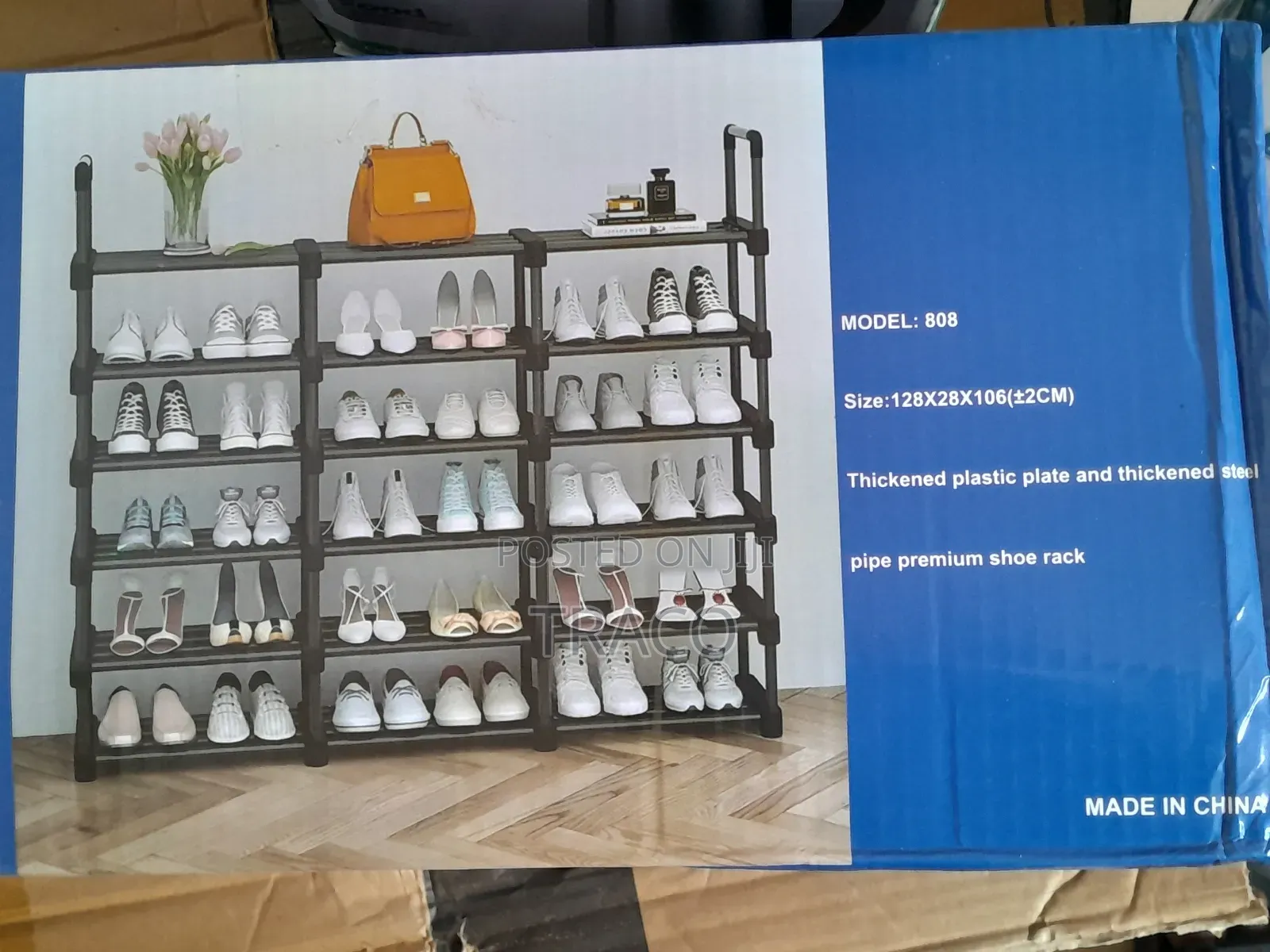 6layer 3 Rolls Shoe Rack