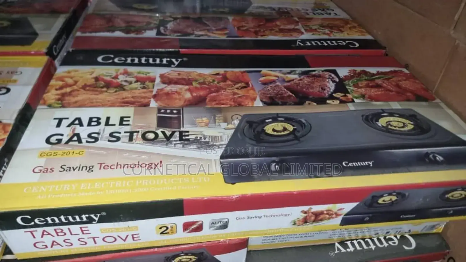 Century Stainless Steel Table Top Gas Stove Cooker 2 Burner