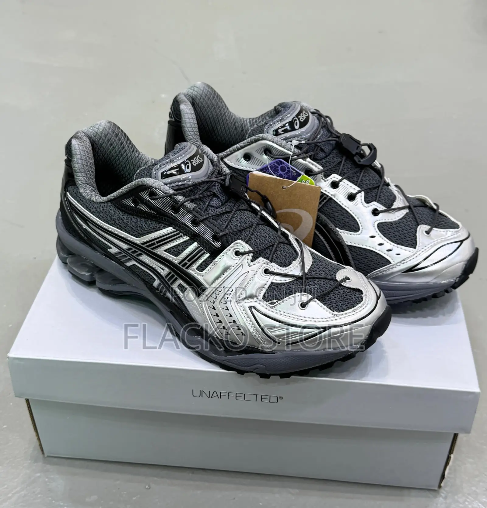 Original Asics X Unaffected Gel-Kayano 14 Silver Sneakers