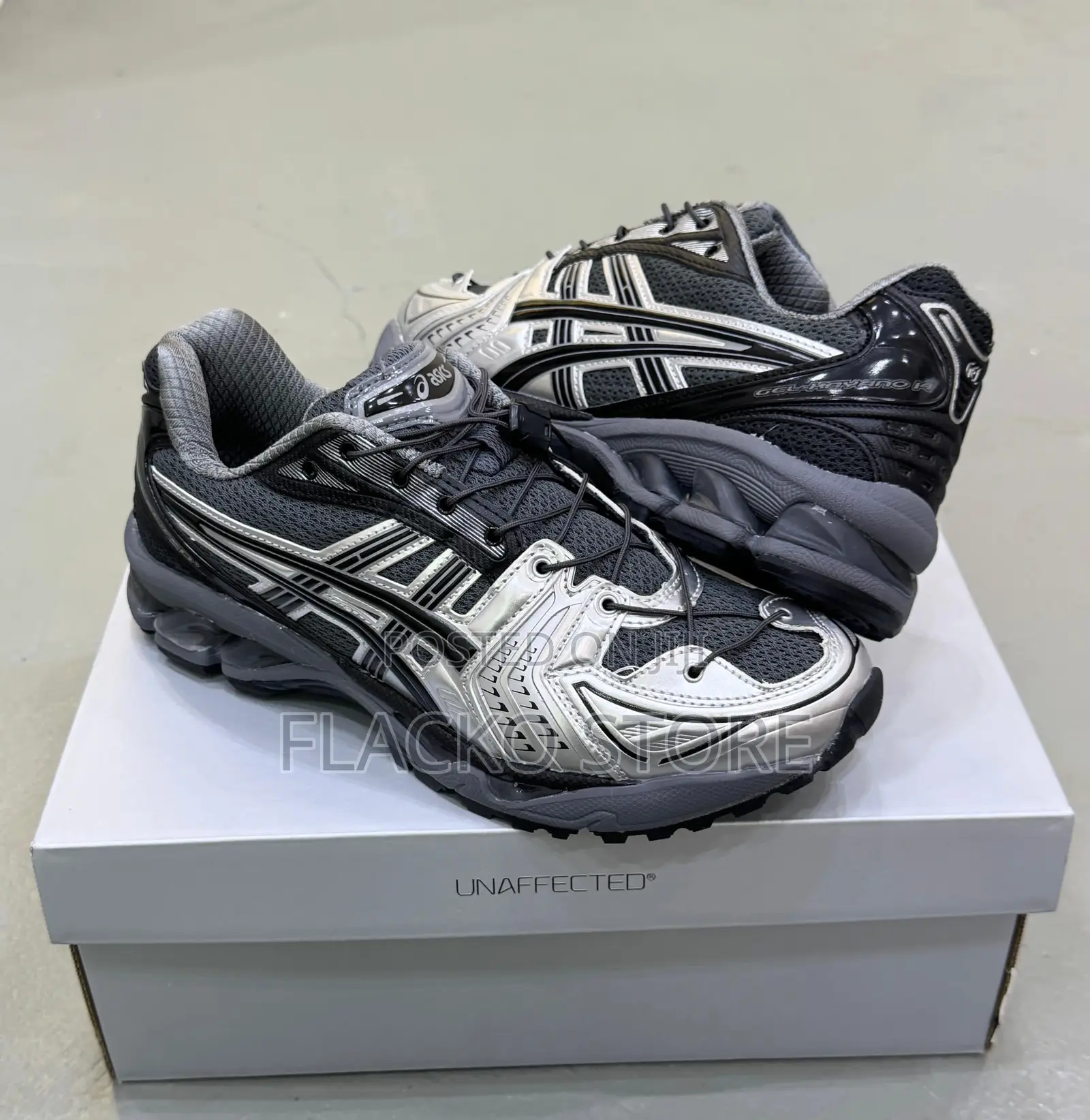 Original Asics X Unaffected Gel-Kayano 14 Silver Sneakers