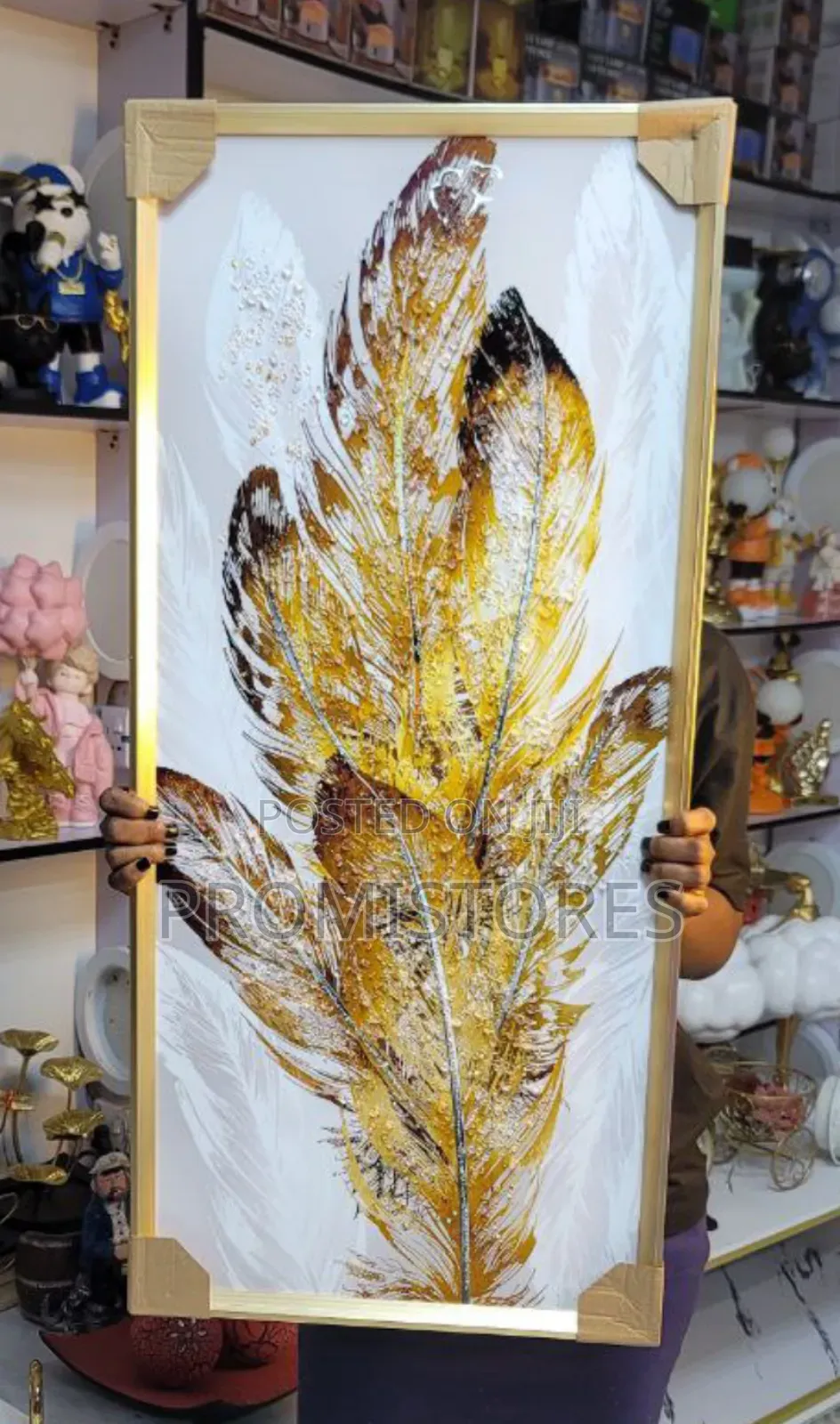 Crystal Wall Acrylic Painting/Stone Art Frame 40cmx90cm