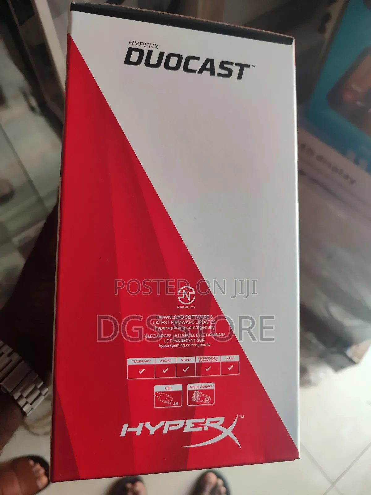 Hyperx Duocast RGB USB Condenser Gaming Microphone 