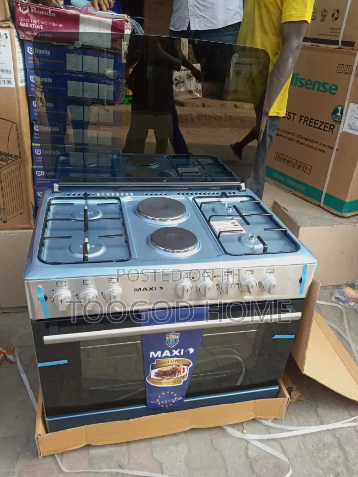 Maxi 6 Burner Gas Cooker