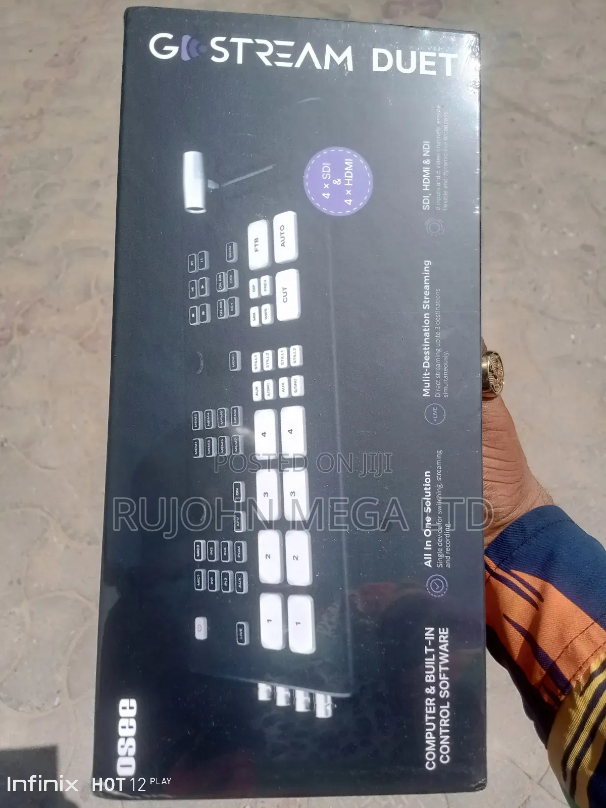 Osee 8 Channel Input Sdi/Hdmi Live Stream Video Mix/Recorder