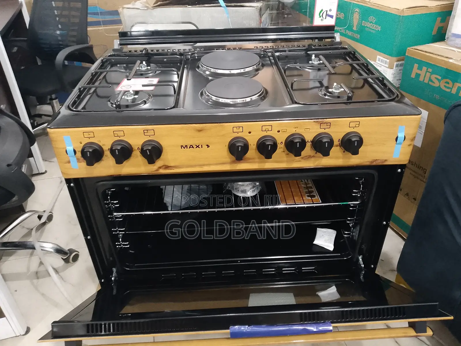 Maxi 60*90 (4+2) Wood Gas Cook Master F9E42G2