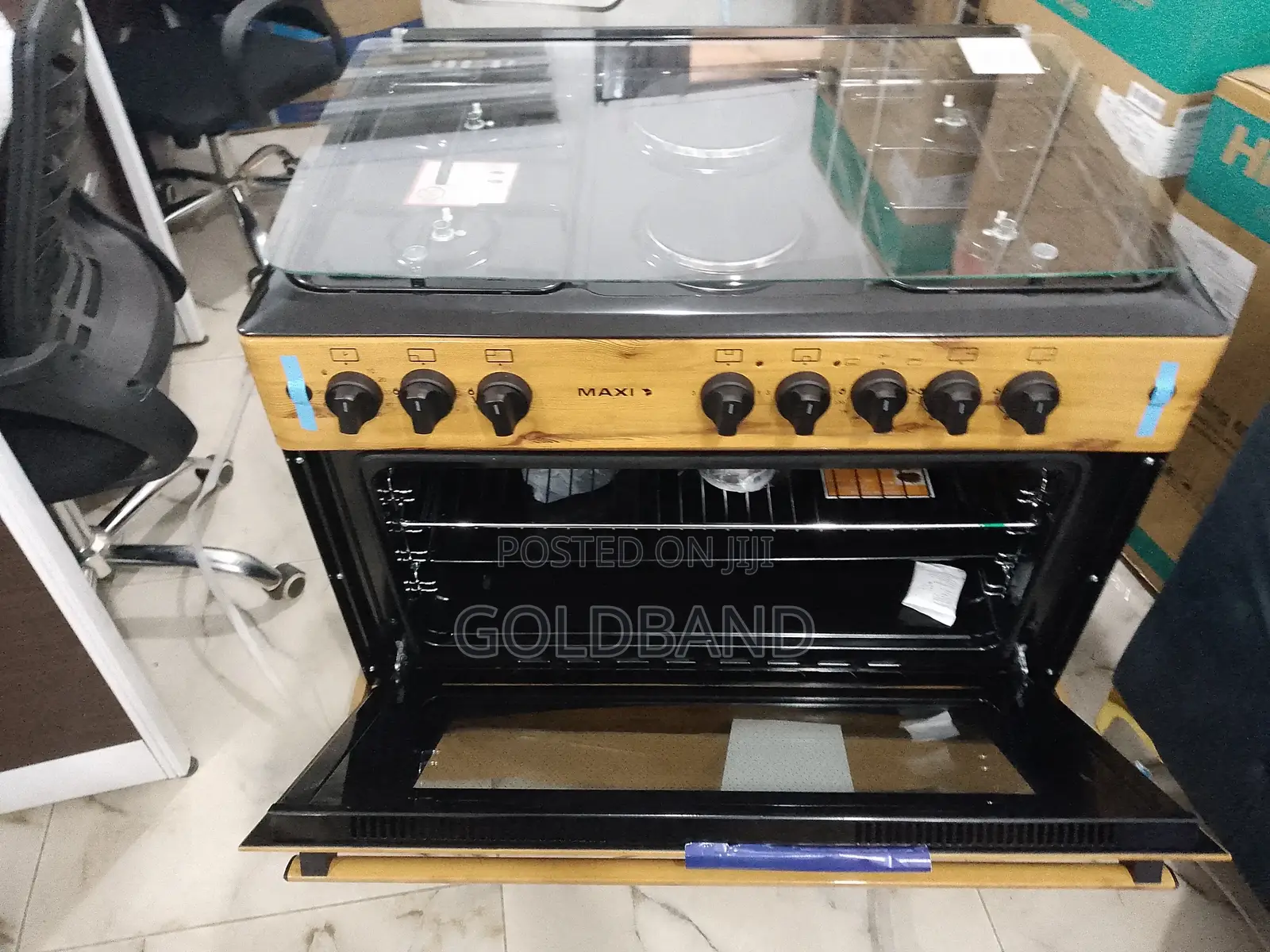 Maxi Wood 60*90 (4+2) Food Fusion Gas Cooker