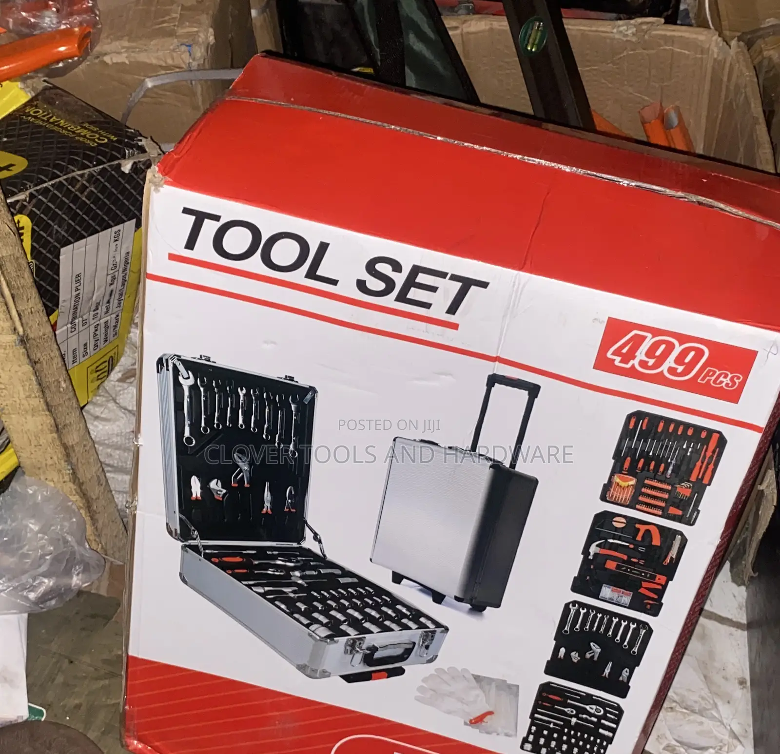 499pcs of Mechanical and Electrical Tools Box