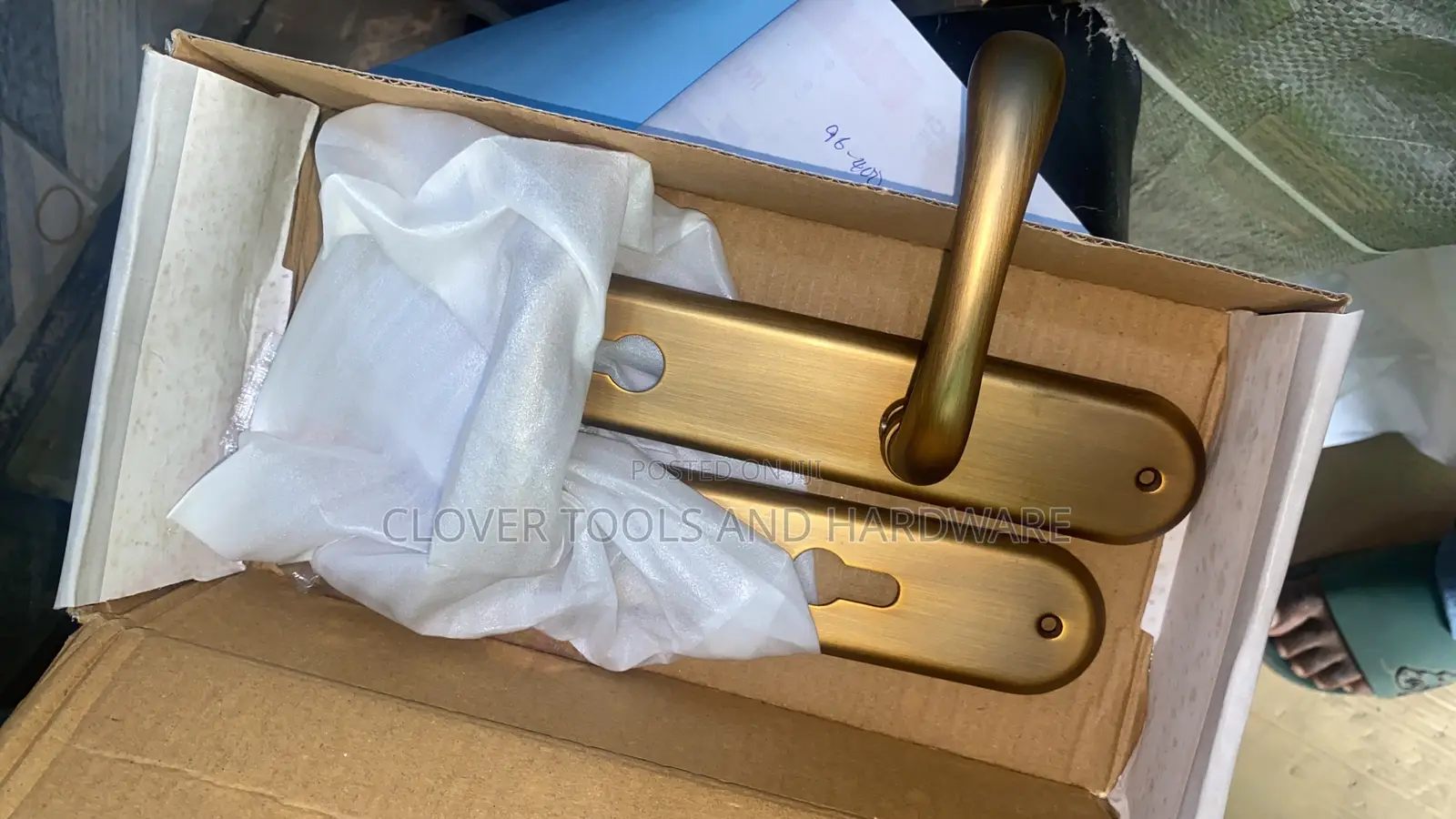 Heavy Duty Door Handle Key Bronze/Gold