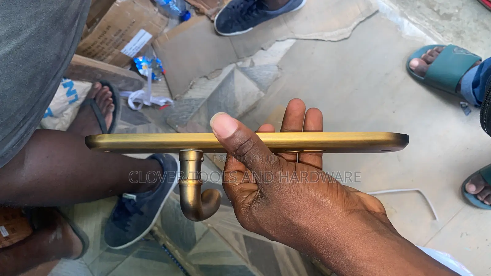 Heavy Duty Door Handle Key Bronze/Gold