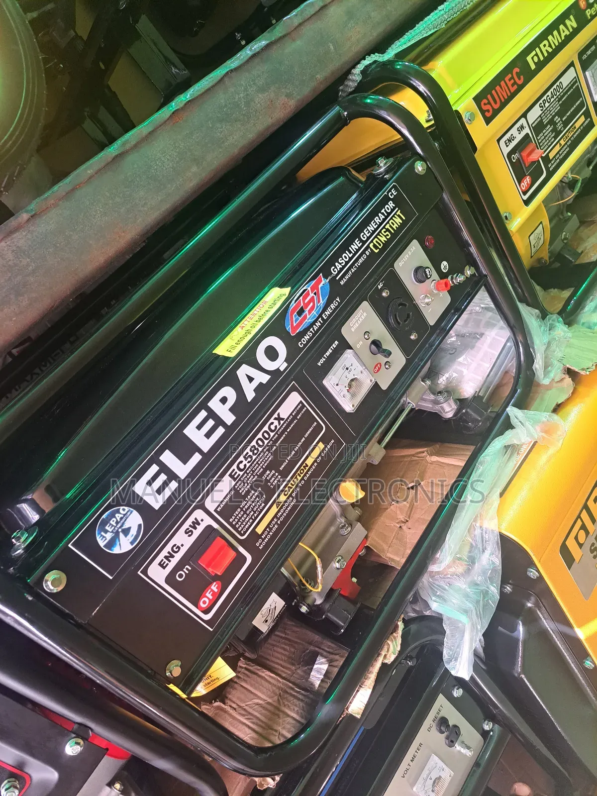 3.5kva<>Elepaq Petrol Gen Model Ec5800cx 100% Copper Coil