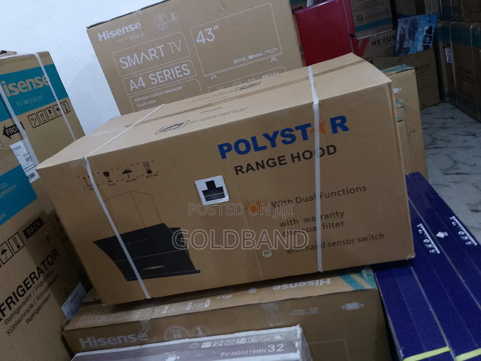 Polystar 90cm Hand Sensor Switch Range Hood Pv-Hb90h38