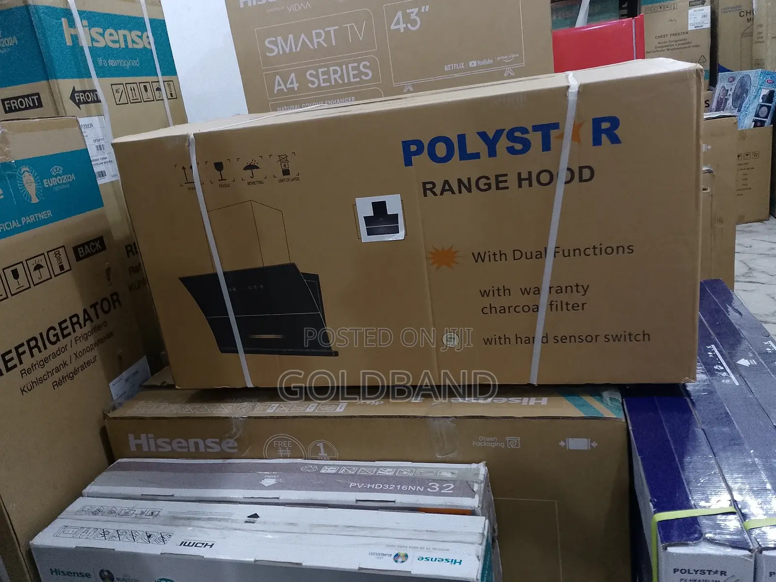 Polystar 90cm Vent PRO Range Hood Pv-Hb90h38