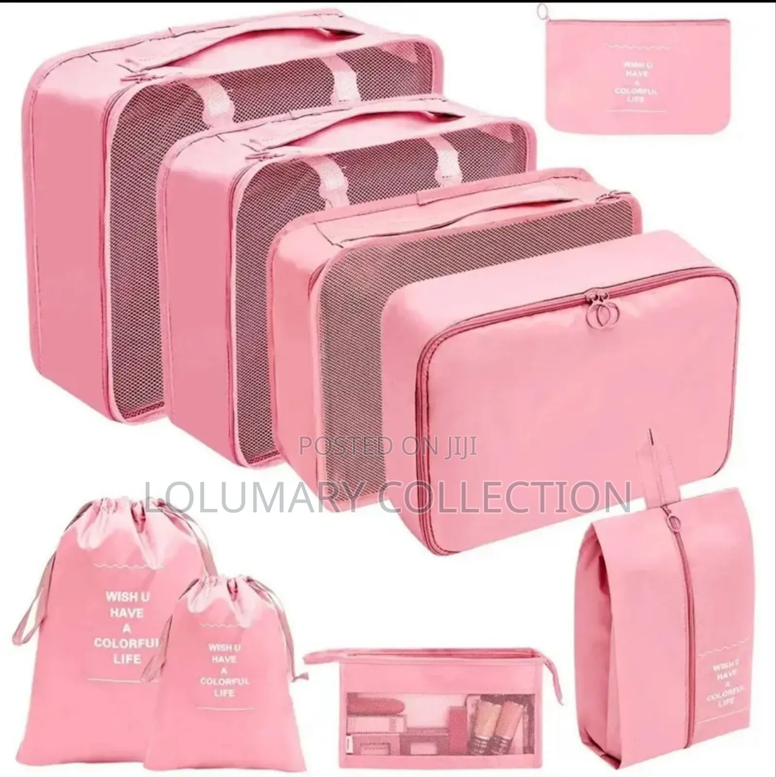 9pcs Set Travel Bag Organizer 9pcs Set Travel Organizer