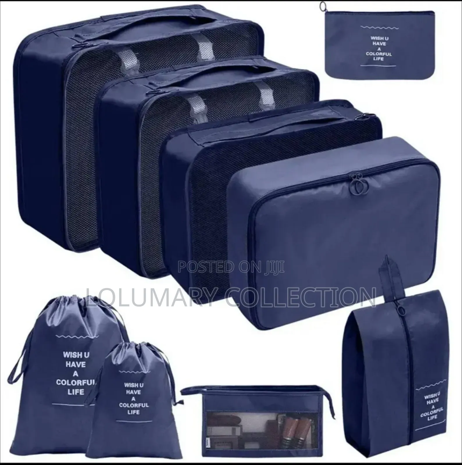 9pcs Set Travel Bag Organizer 9pcs Set Travel Organizer