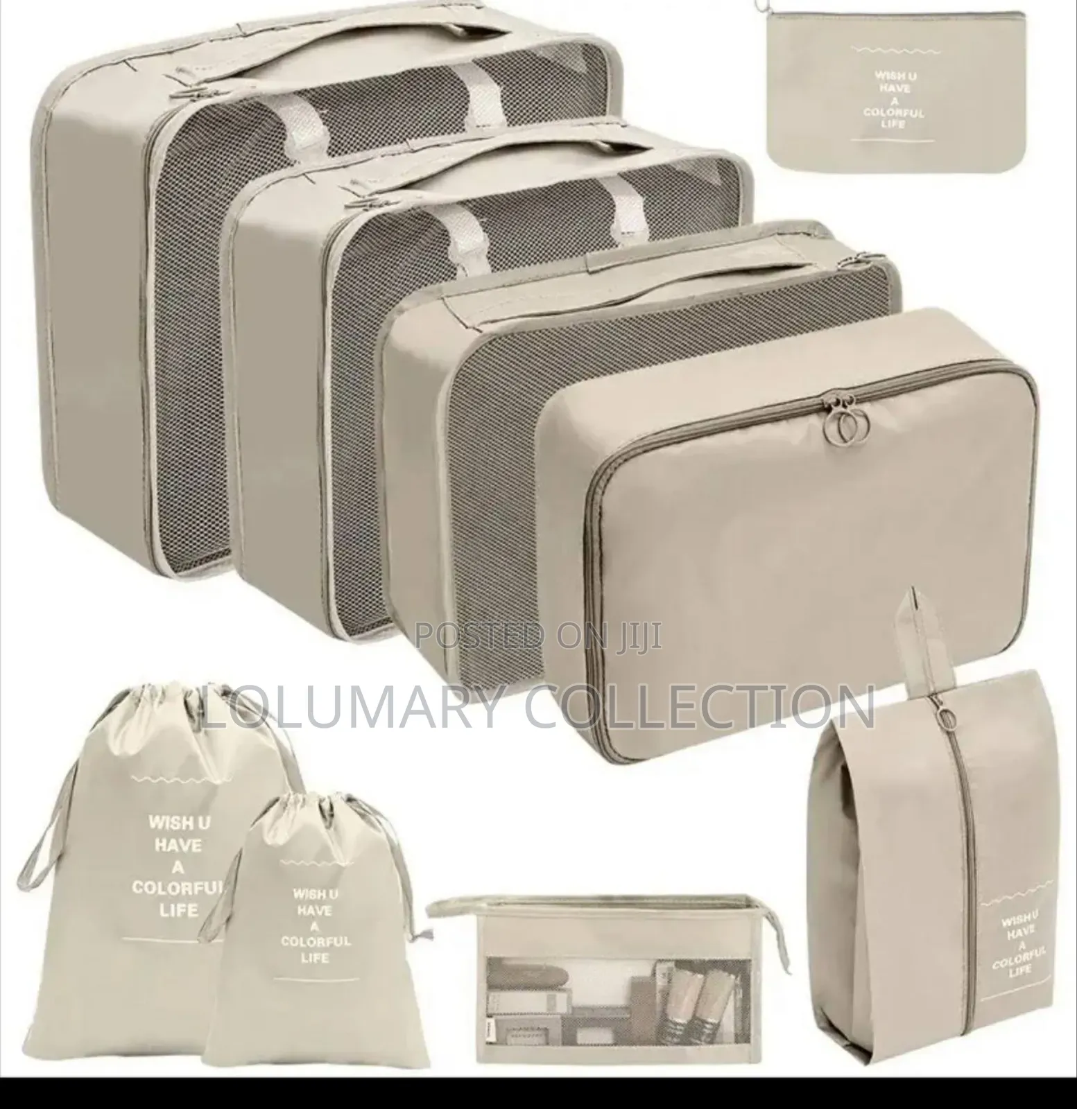 9pcs Set Travel Bag Organizer 9pcs Set Travel Organizer