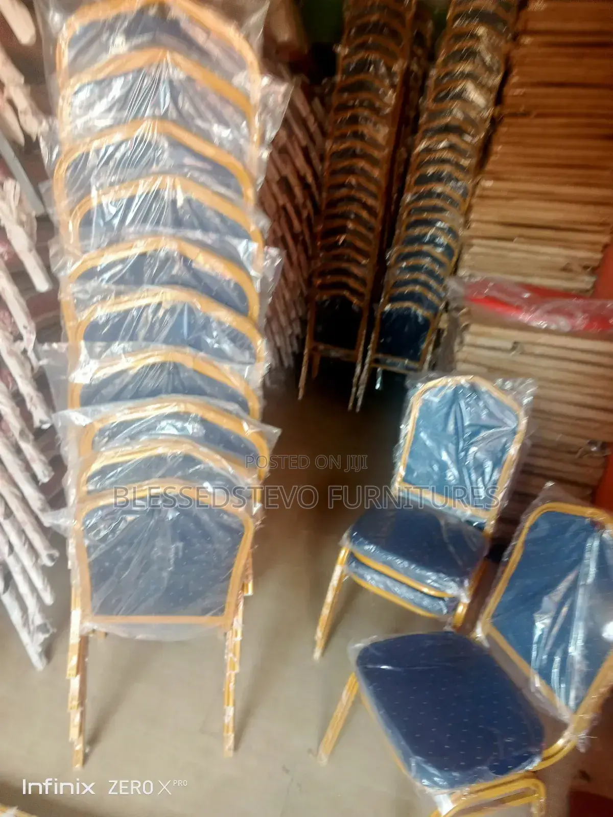 Blue Strong Banquet Chair