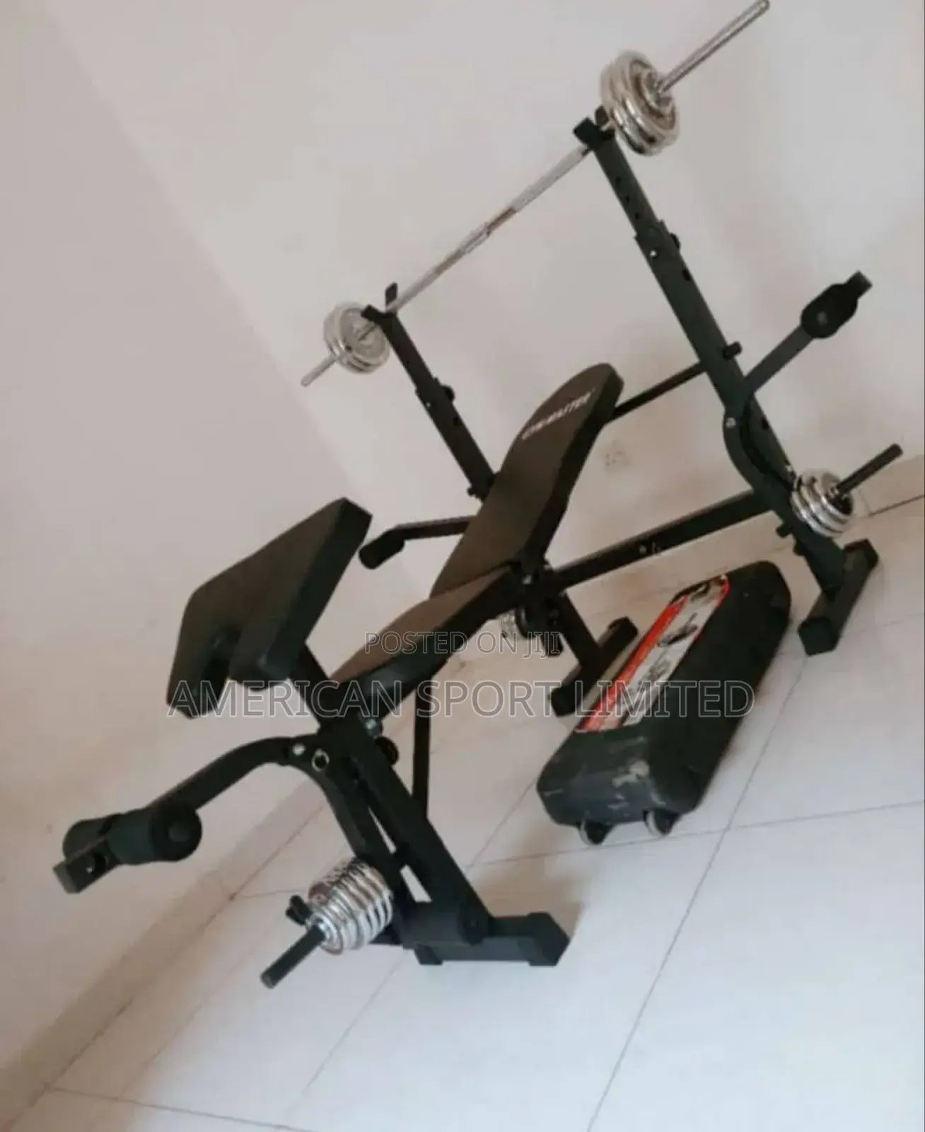 Home Use Weight Bench With 50kg Bar Bell
