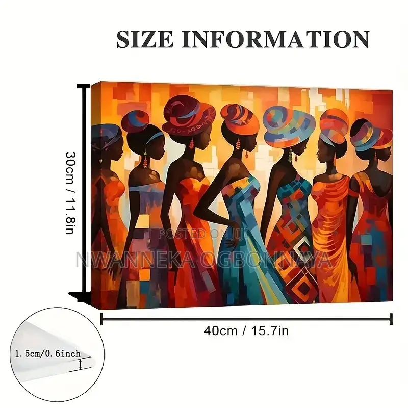 Vintage African American Women Dancing Canvas