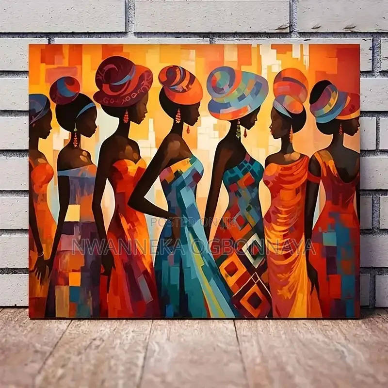 Vintage African American Women Dancing Canvas