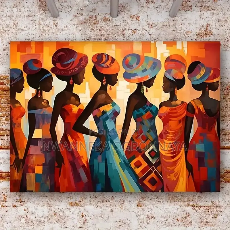 Vintage African American Women Dancing Canvas